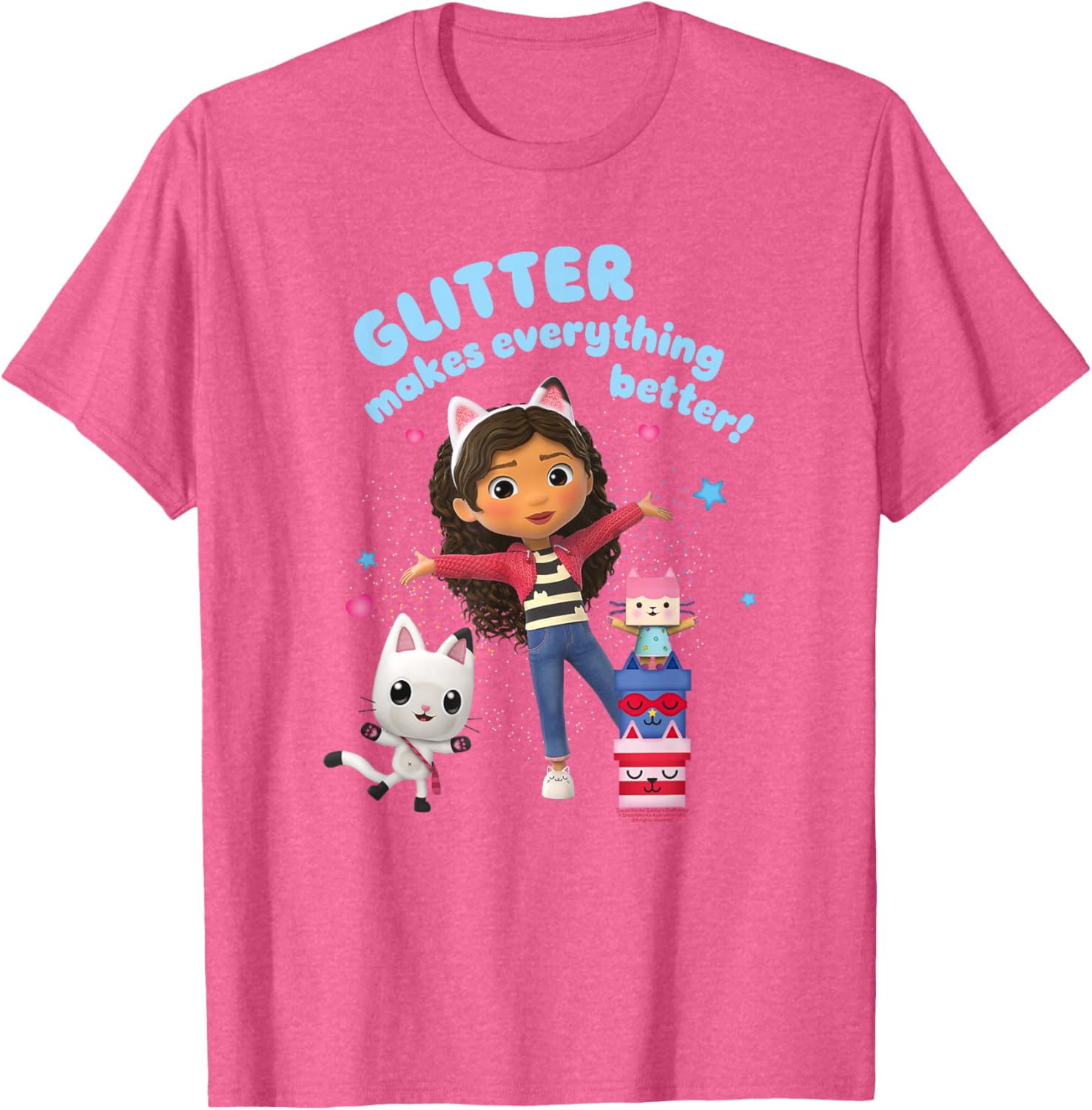 Gabby's Dollhouse Glitter Makes Everything Better T-Shirt for Kids - 2