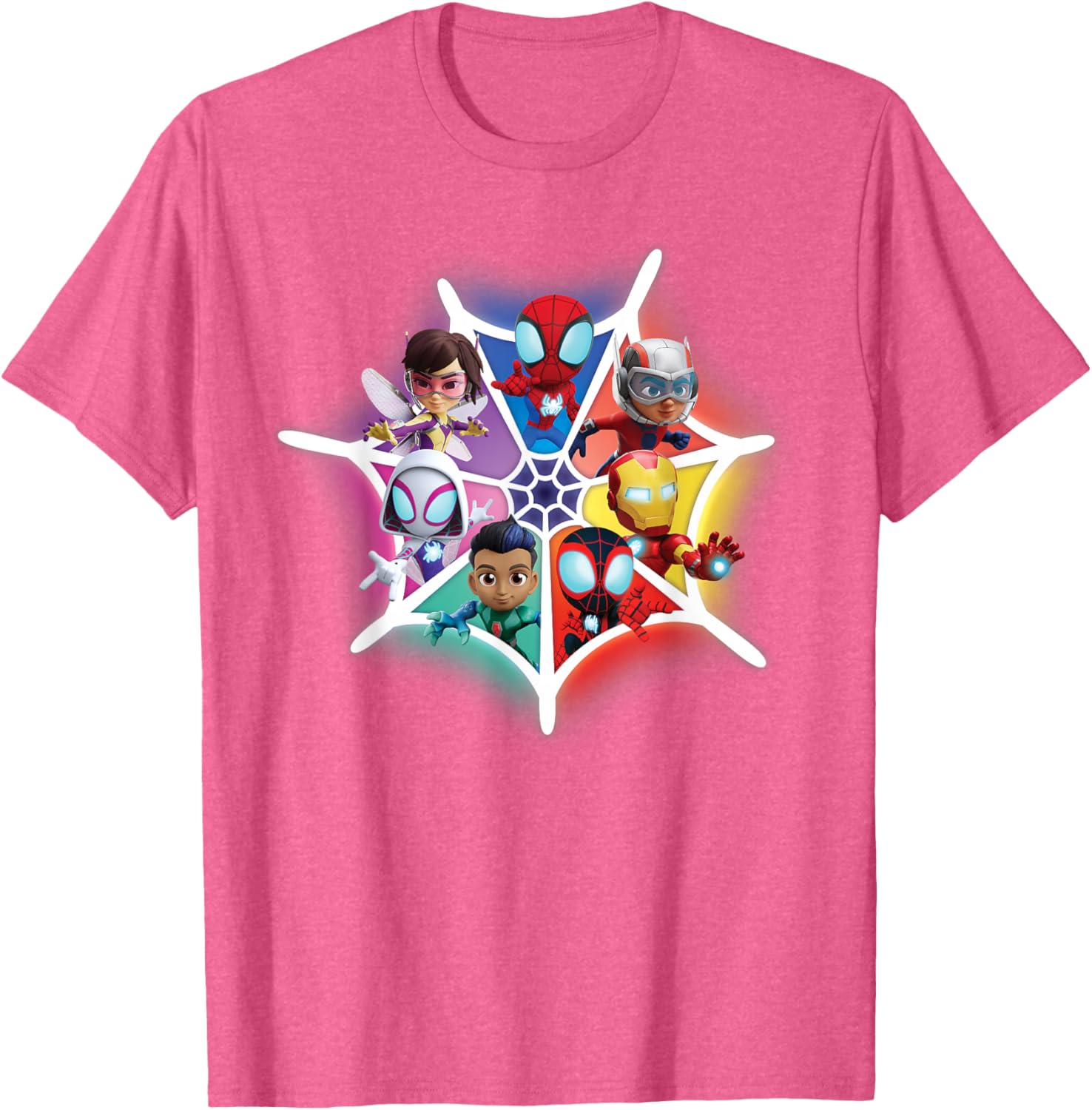 Marvel Spidey and Friends Avengers Team-Up T-Shirt for Kids and Adults - 21