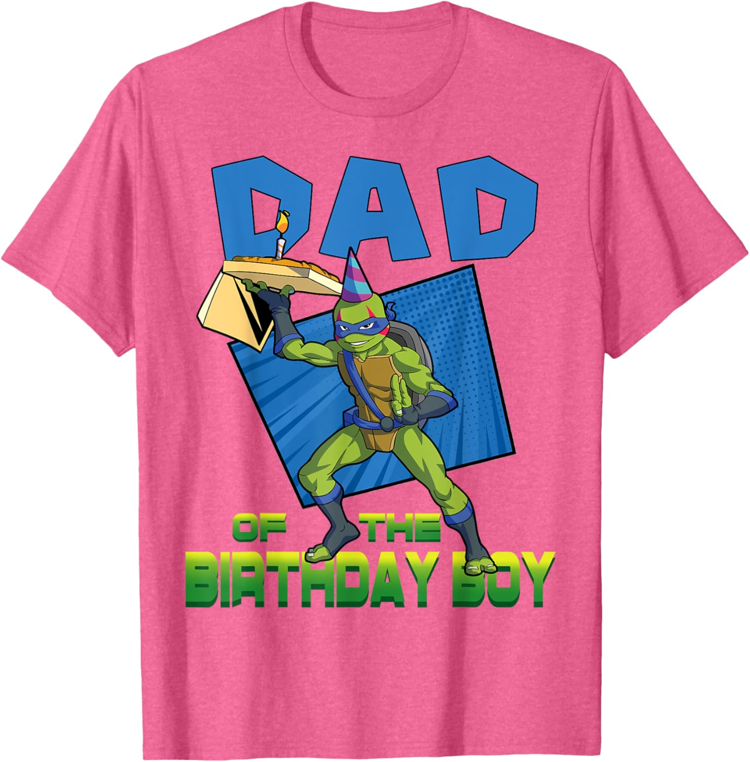 Leo Daddy of the Birthday Boy Pizza Theme T-Shirt for Ninja Turtles Fans - 25