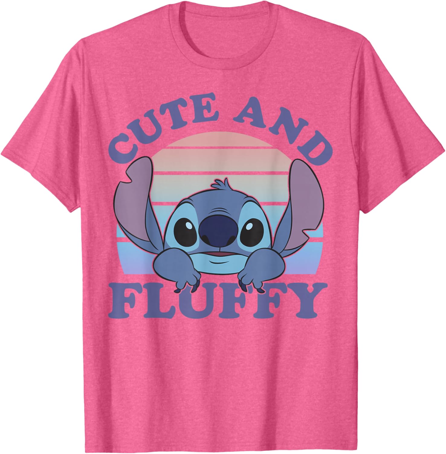 Cute Lilo & Stitch Fluffy Stitch Day Portrait T-Shirt for Disney Fans - 6