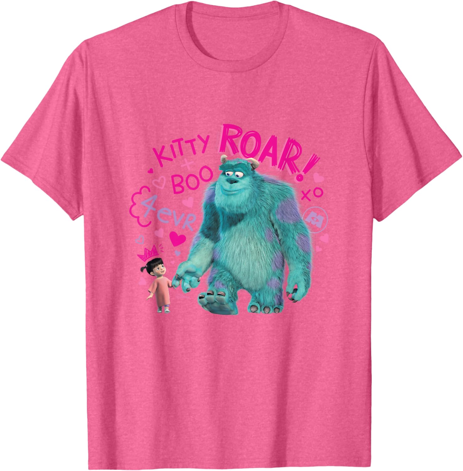 Monsters Inc Kitty and Boo Forever T-Shirt for Kids and Adults - 1