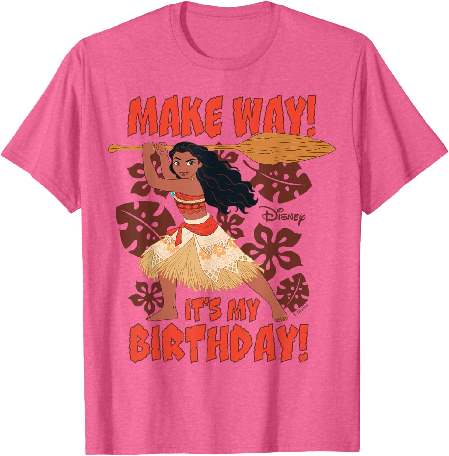 Moana Birthday T-Shirt Fun Disney Princess Apparel for Kids - 7