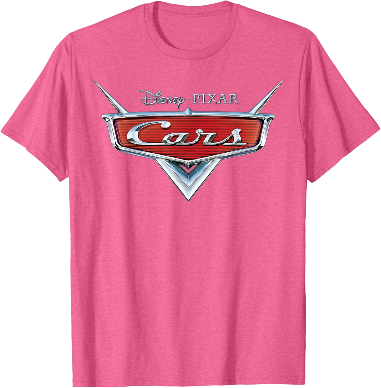 Disney Pixar Cars Grill Badge Logo T-Shirt for Kids and Adults - 1
