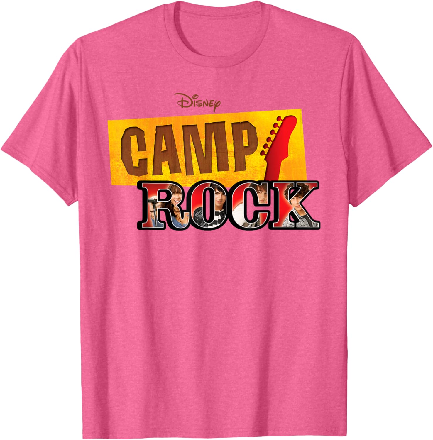 Disney Camp Rock Series Logo T-Shirt for Fans of Music and Fun - 8