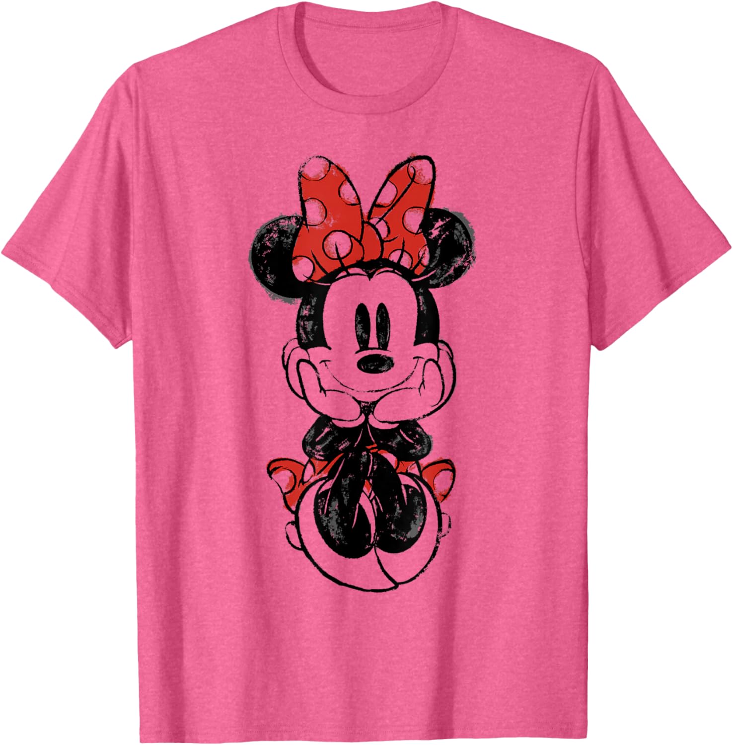 Disney Mickey and Friends Minnie Mouse Doodle T-Shirt for Fun Style - 4