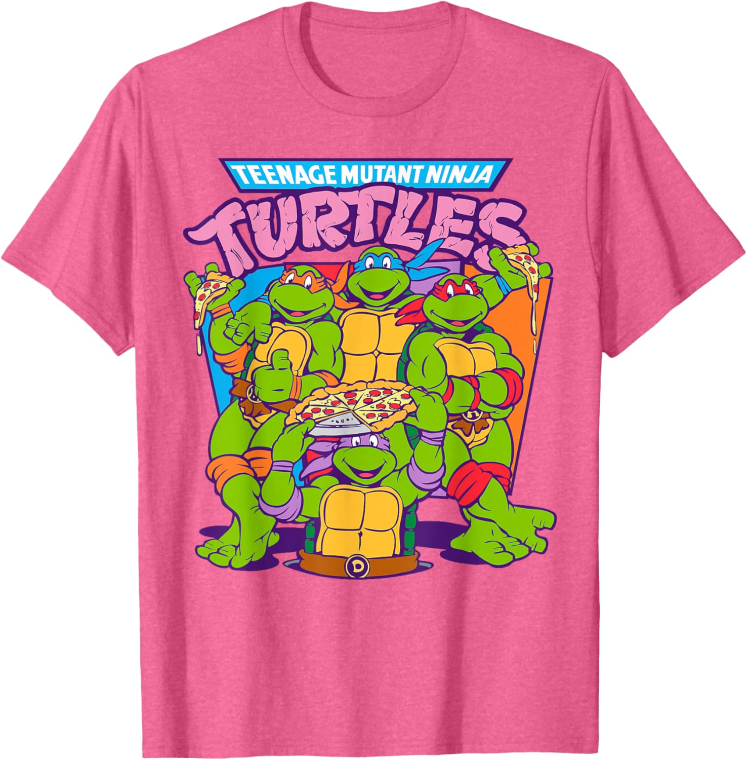 Teenage Mutant Ninja Turtles Pizza and Smiles T-Shirt for Kids - 1