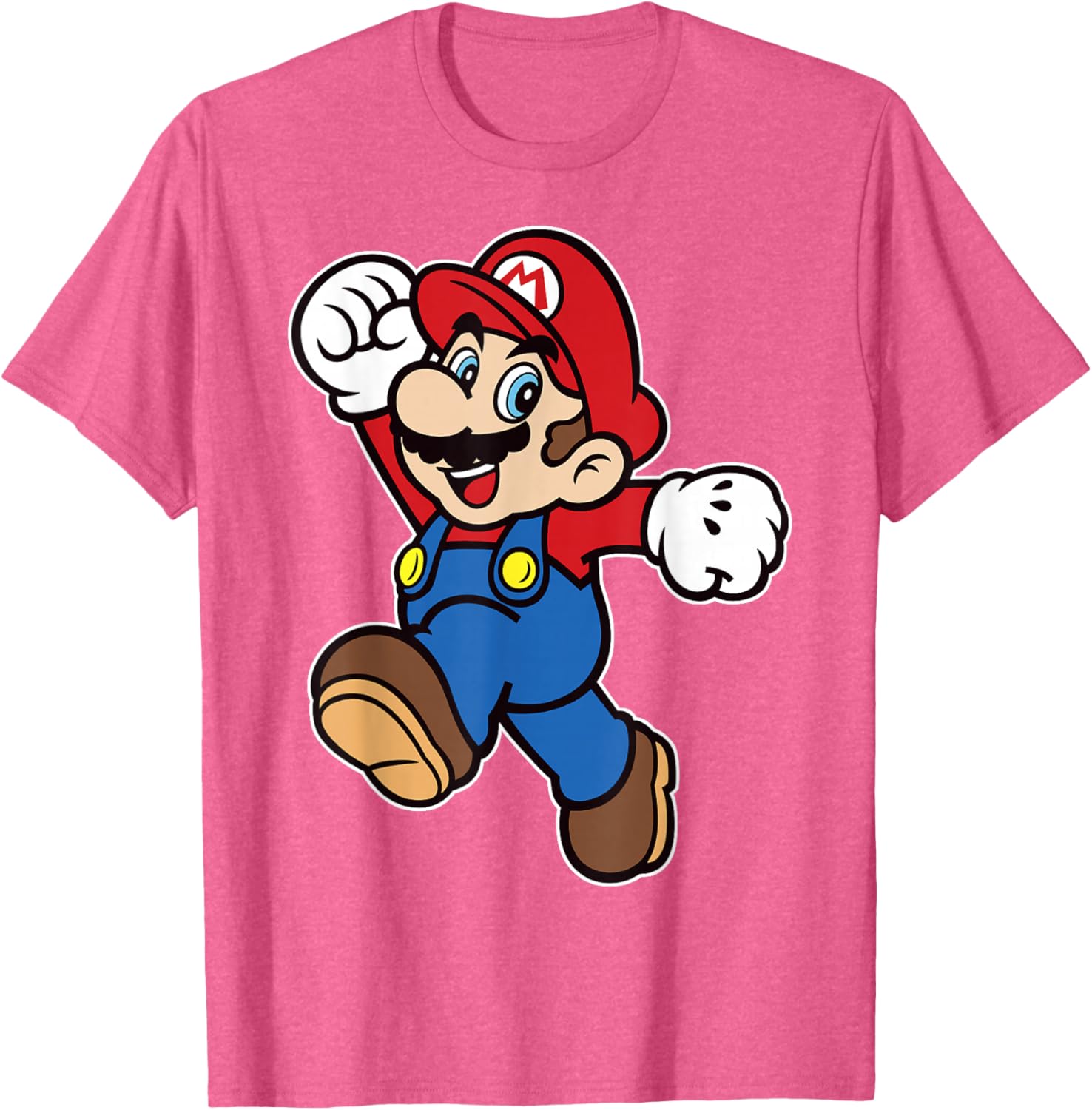 Super Mario Classic Jump Portrait T-Shirt for Gamers and Fans - 2