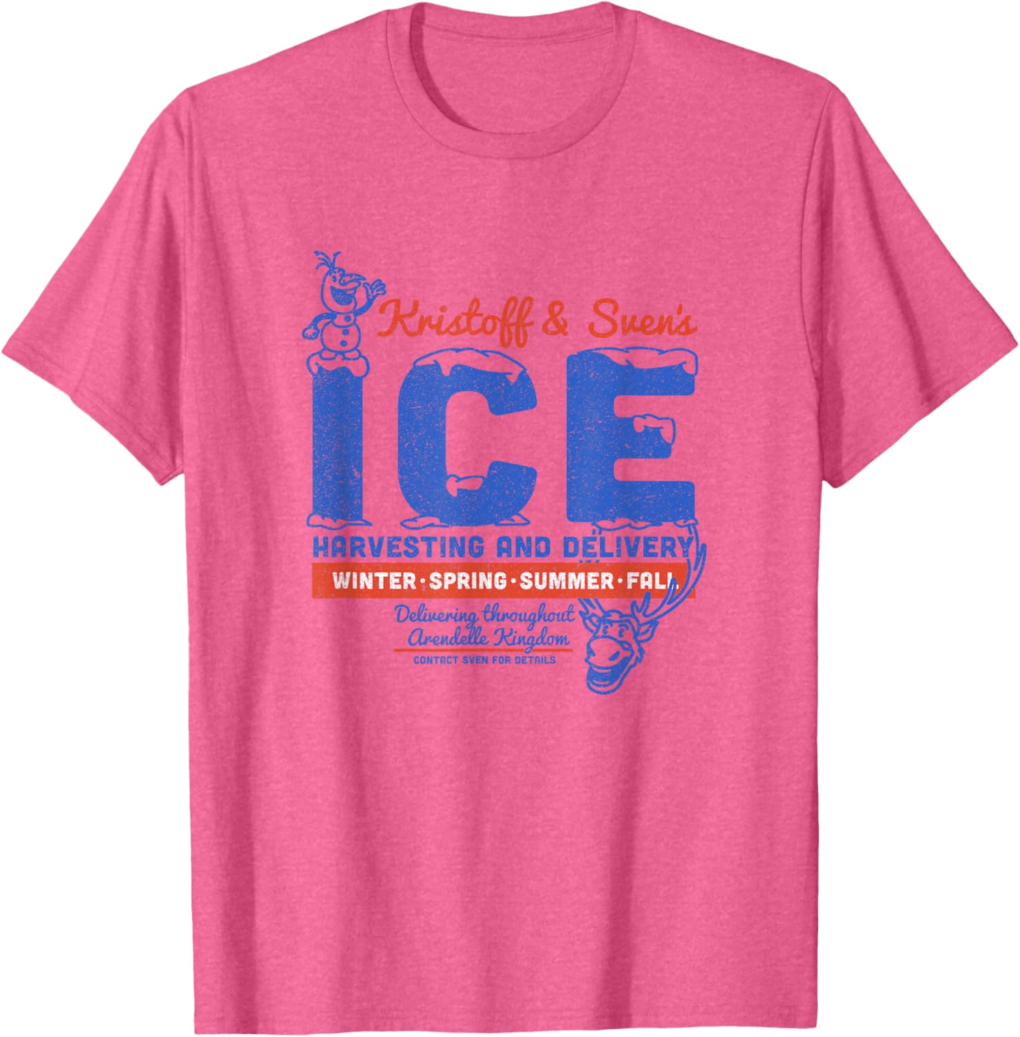 Disney Frozen Kristoff and Sven Ice Harvesting T-Shirt for Kids - 9