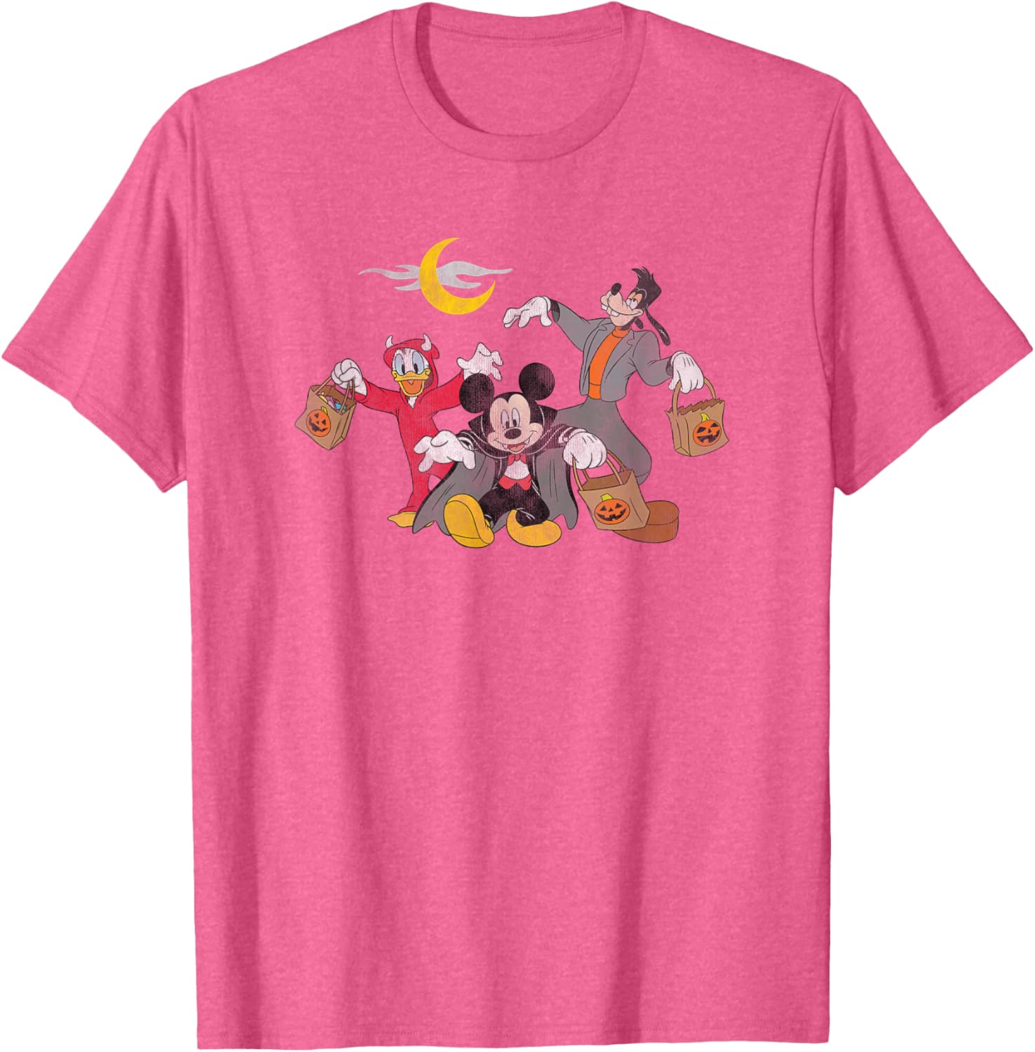 Disney Mickey Goofy Donald Halloween Squad T-Shirt for Fun Celebrations - 8