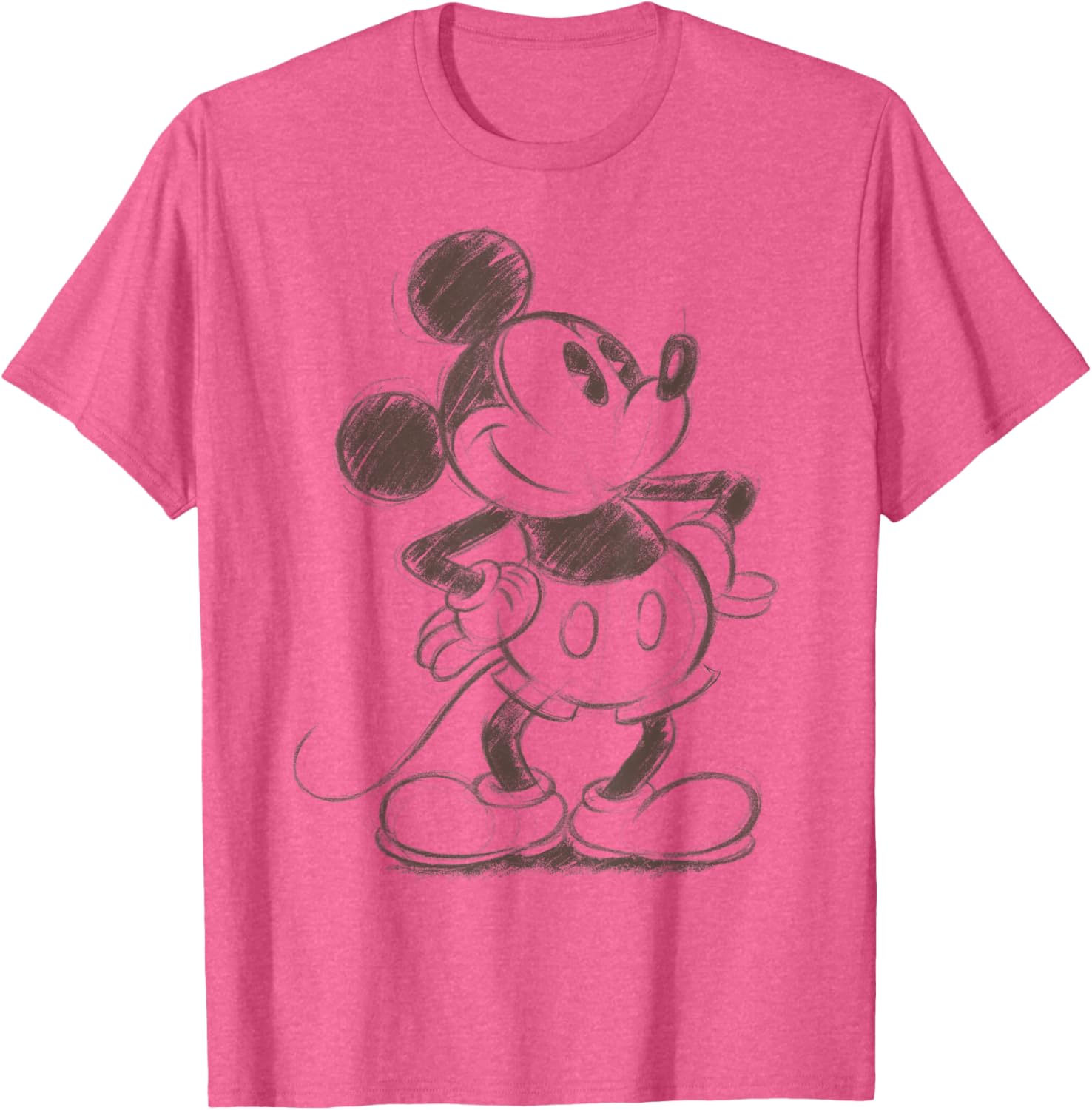 Mickey Mouse Sketch Portrait T-Shirt for Disney Fans and Collectors - 6