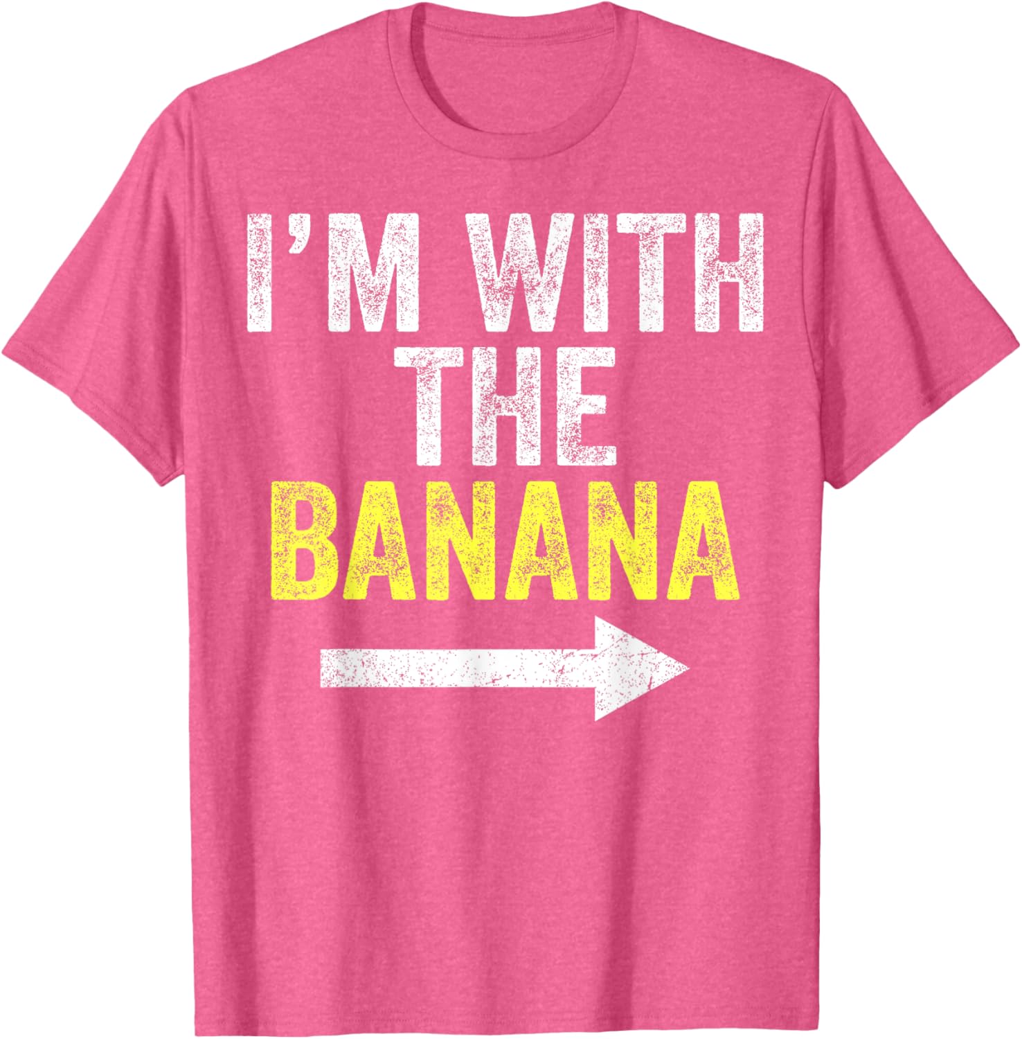 Adorable I'm With The Banana Costume Matching Couple T-Shirt - 8