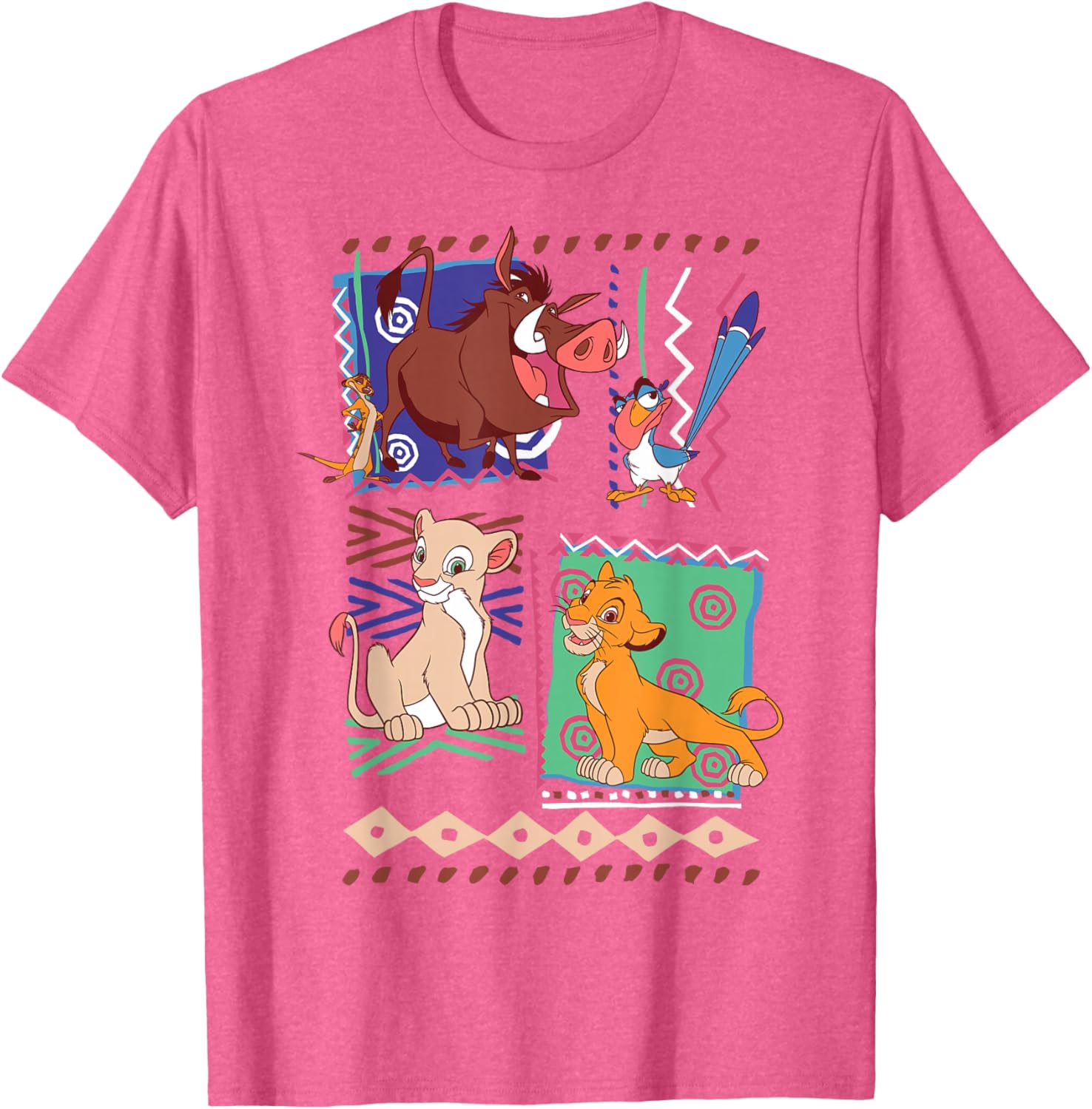 Disney Lion King Simba and Timon Graphic T-Shirt for Fans and Collectors - 2