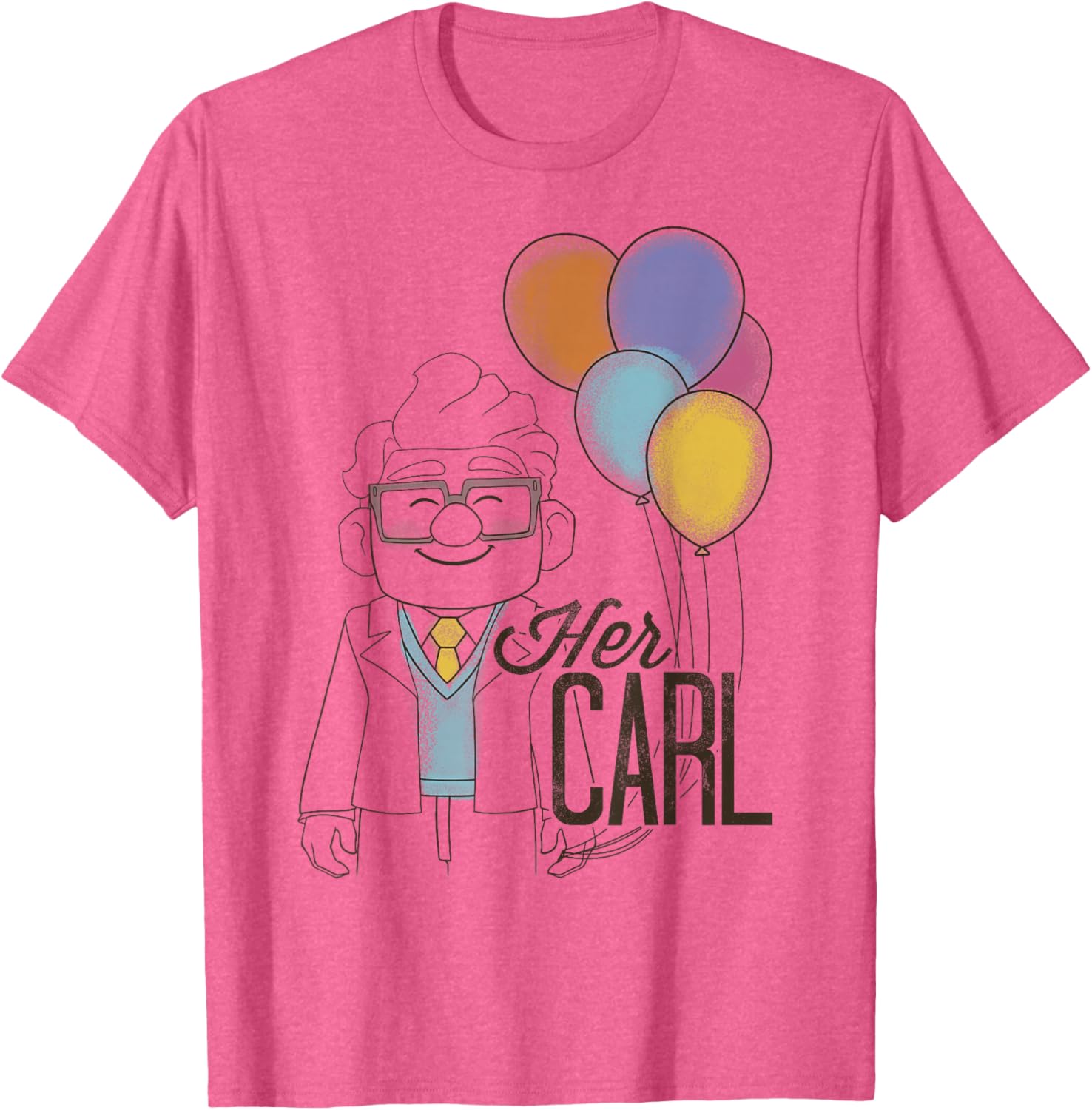 Disney Pixar Up Carl Couples T-Shirt Adorable Matching Apparel - 1