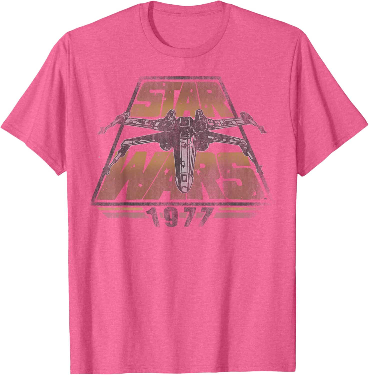 Vintage Star Wars X-Wing 1977 Retro T-Shirt for Disney Fans - 2