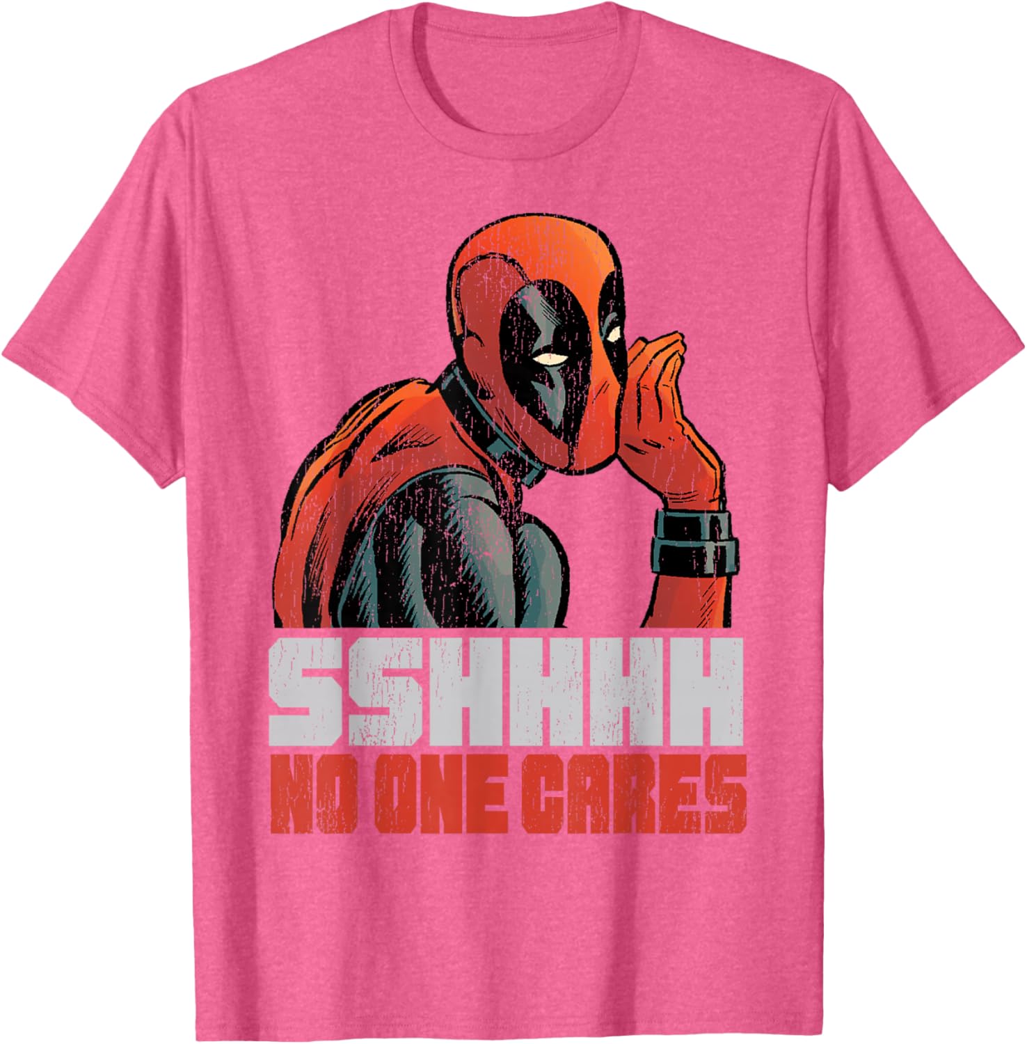 Marvel Deadpool No One Cares Whisper T-Shirt for Fans and Collectors - 5
