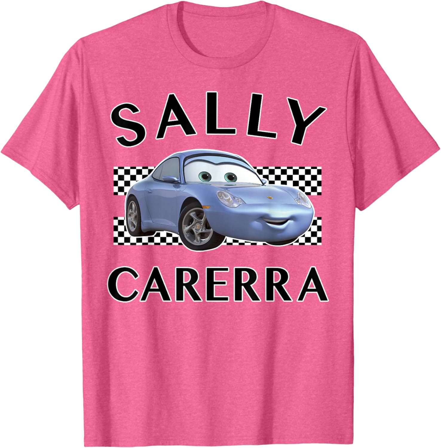 Disney Pixar Cars Sally Carrera Finish Graphic T-Shirt for Fans - 9