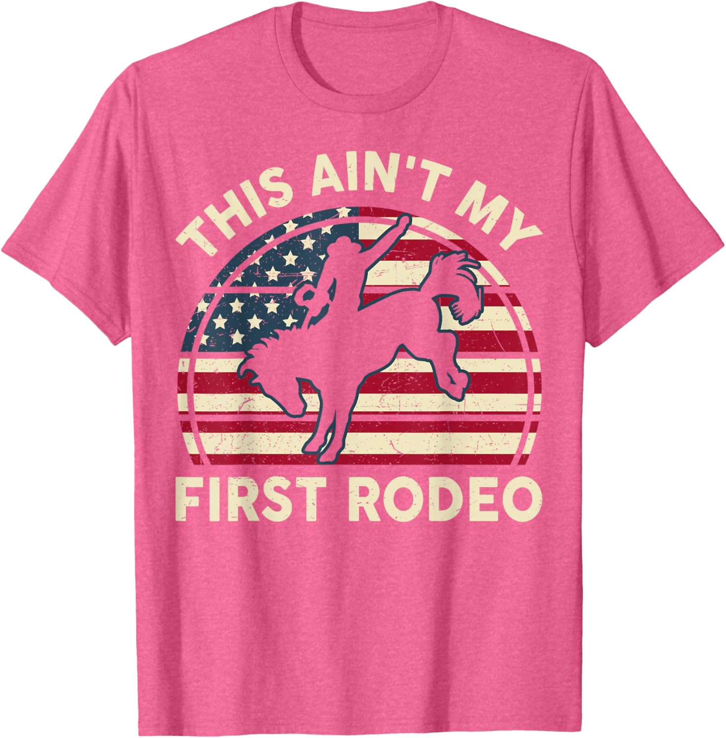 Funny Cowboy Western This Ain't My First Rodeo Horse Riding T-Shirt - 5