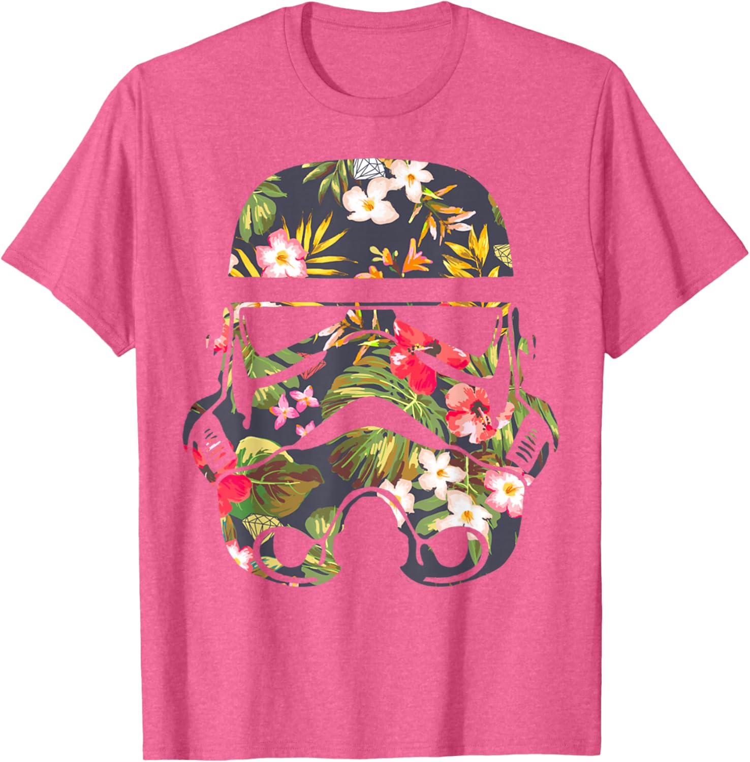 Star Wars Tropical Stormtrooper Floral Print T-Shirt for Fans - 2