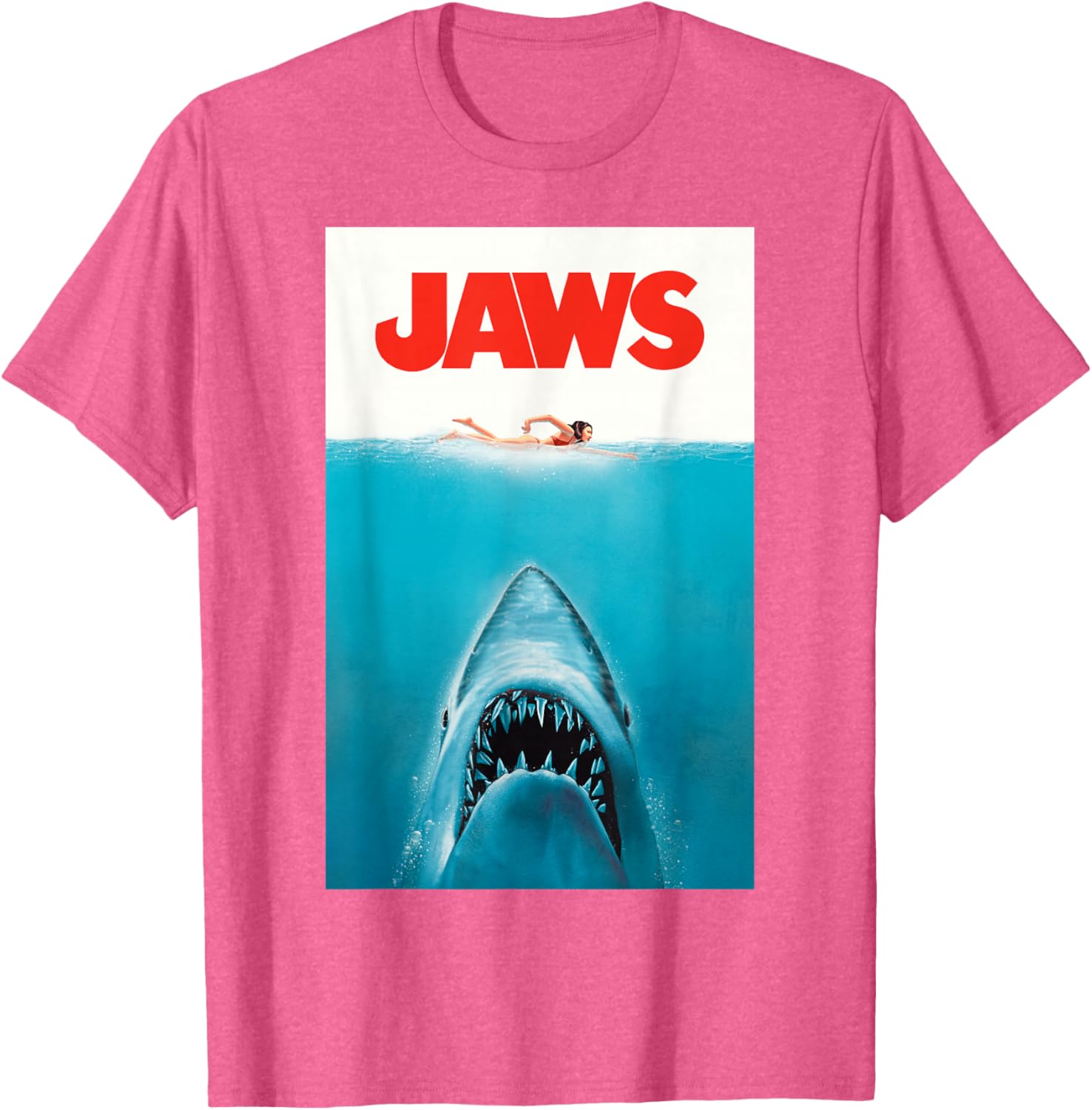 Jaws 50th Anniversary Classic T-Shirt with Front and Back Artwork - 12