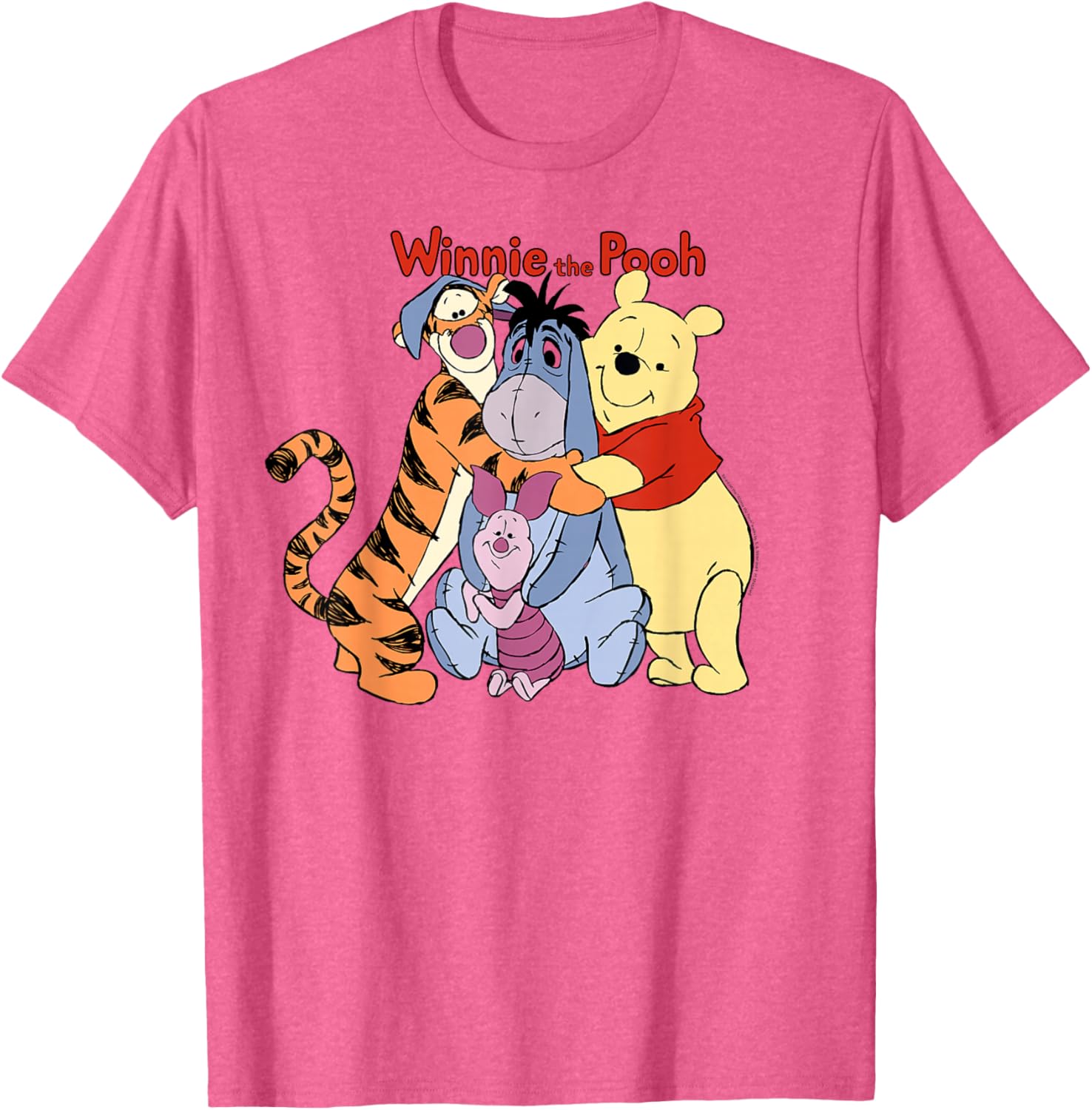 Disney Winnie The Pooh Group Hug T-Shirt for Kids and Adults - 5