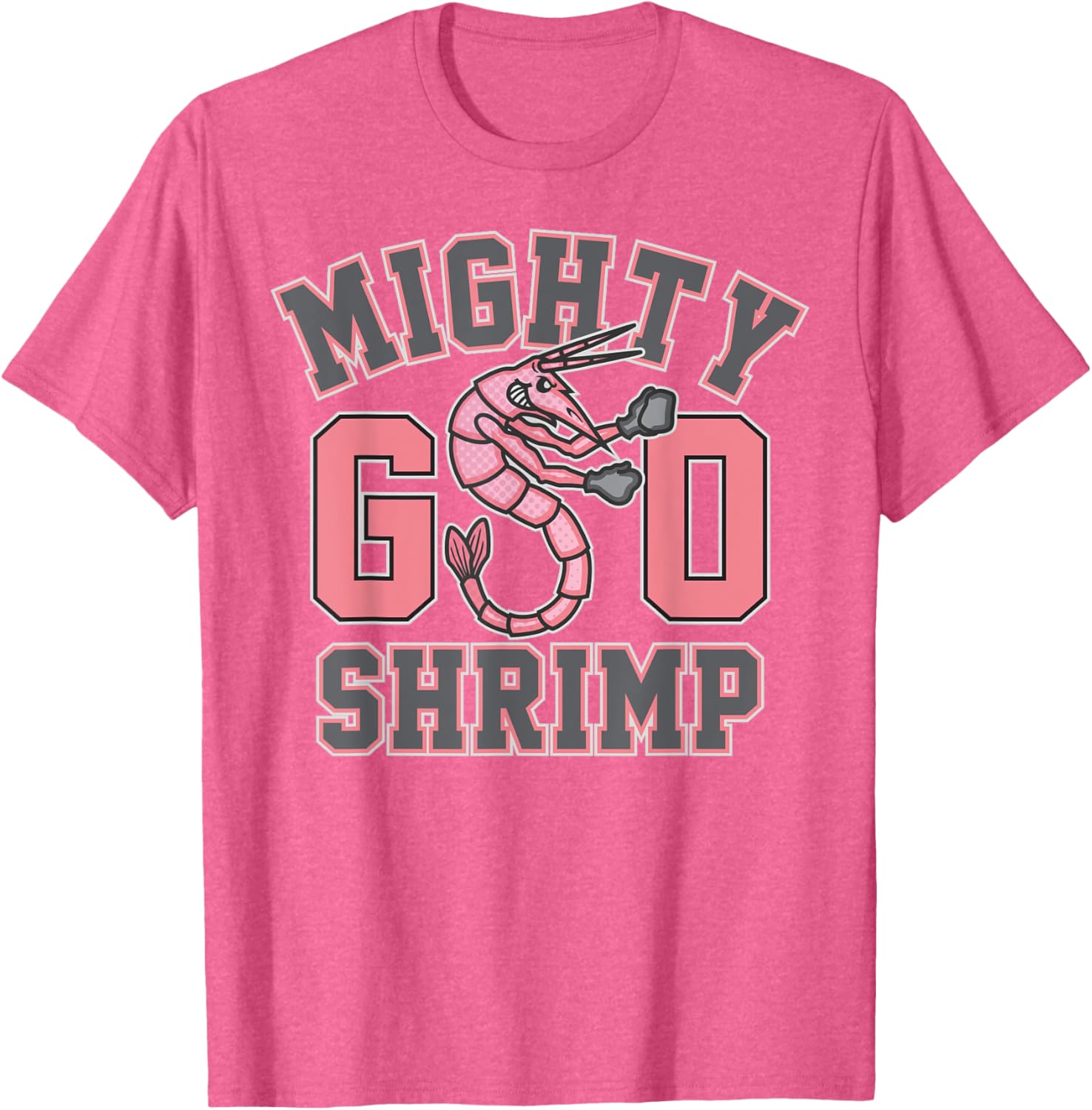 Mighty Shrimp Seabrook High School Zombie Mascot T-Shirt for Fans - 9