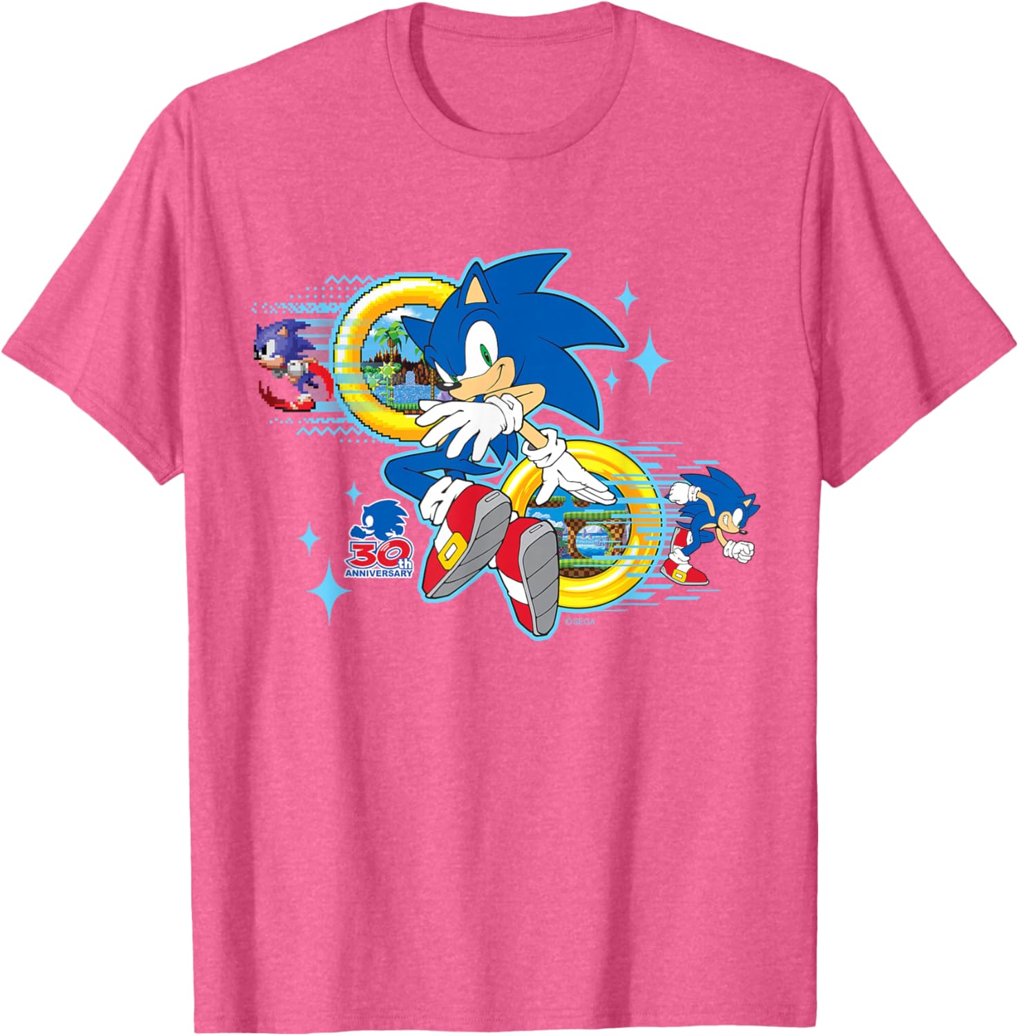 Sonic the Hedgehog 30th Anniversary Short Sleeve Tee for Fans - 25