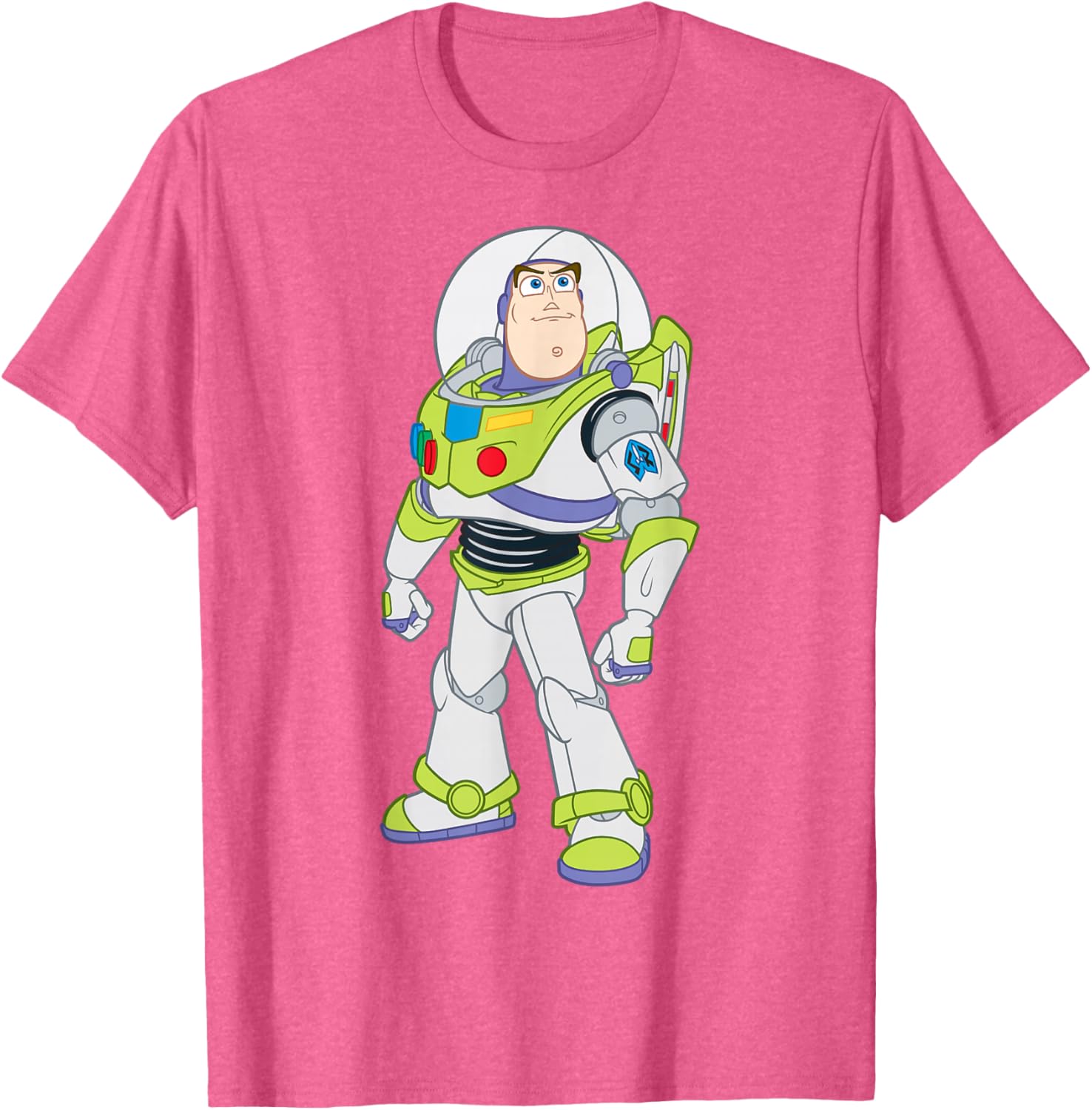 Buzz Lightyear Strong Pose T-Shirt for Kids and Adults Fun Cartoon Apparel - 6