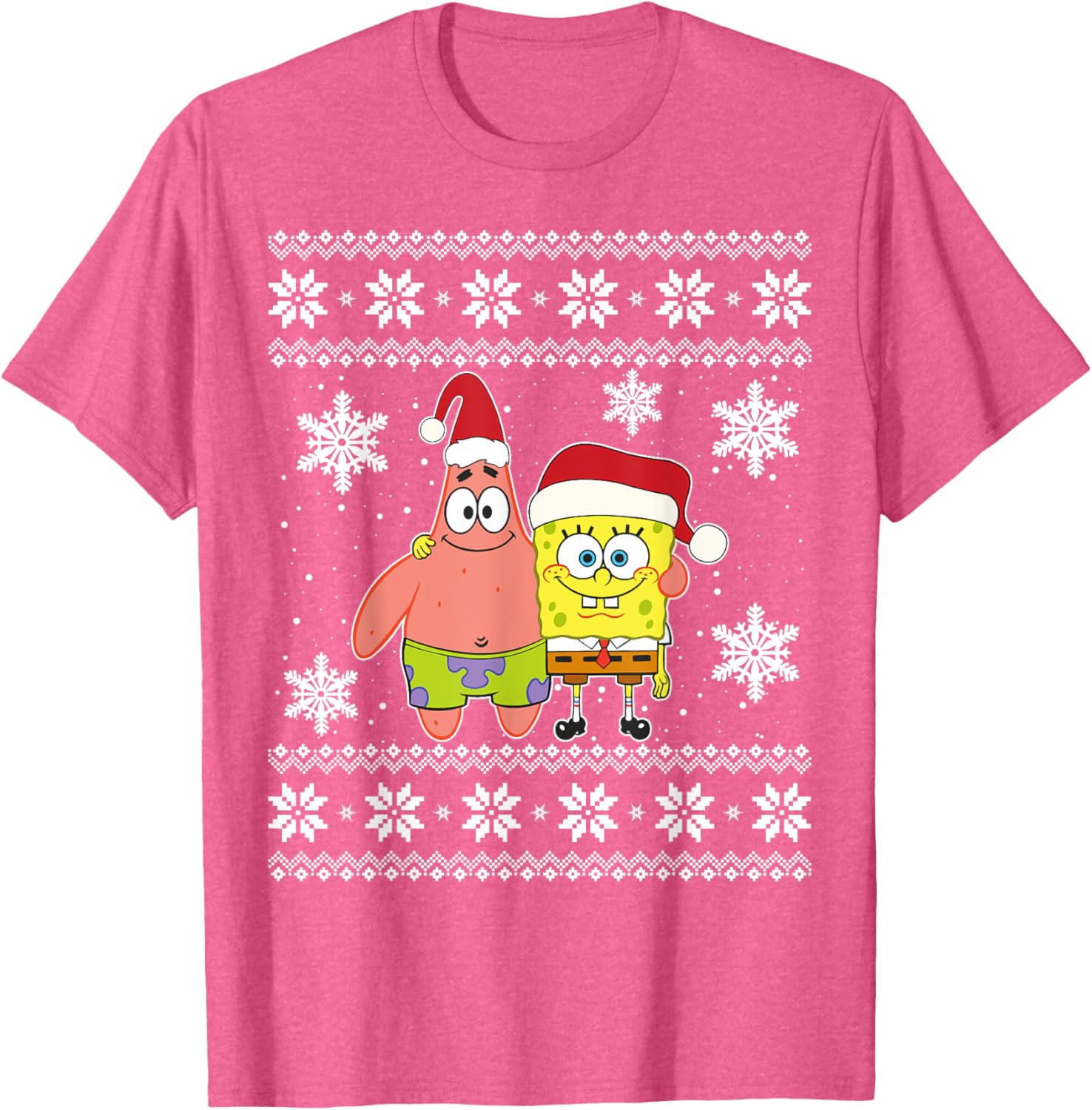 Mademark x SpongeBob SquarePants Best Friends Christmas Graphic T-Shirt - 1