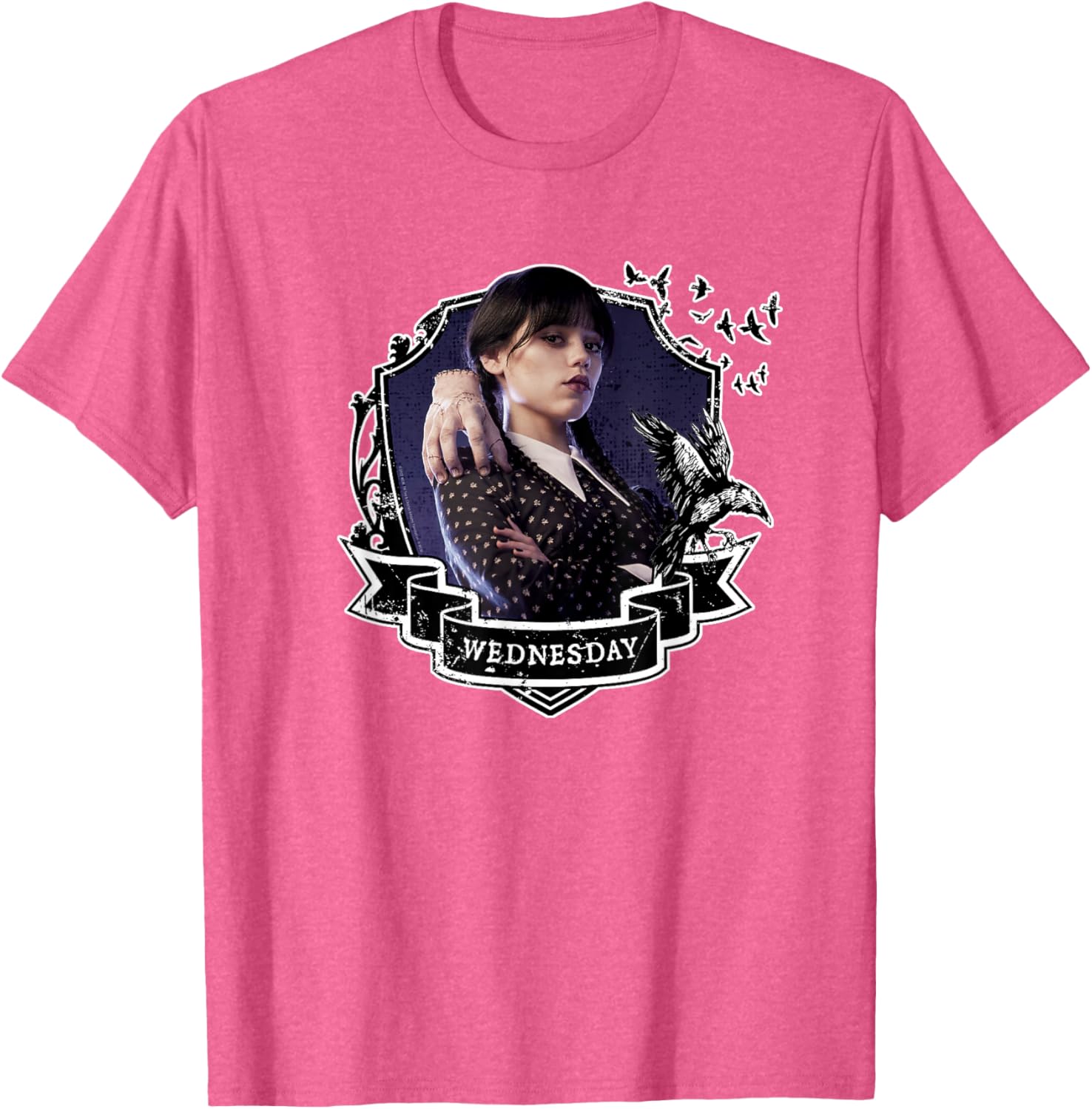 Wednesday Nevermore Graphic T-Shirt for Fans of Iconic Wednesday Style - 15