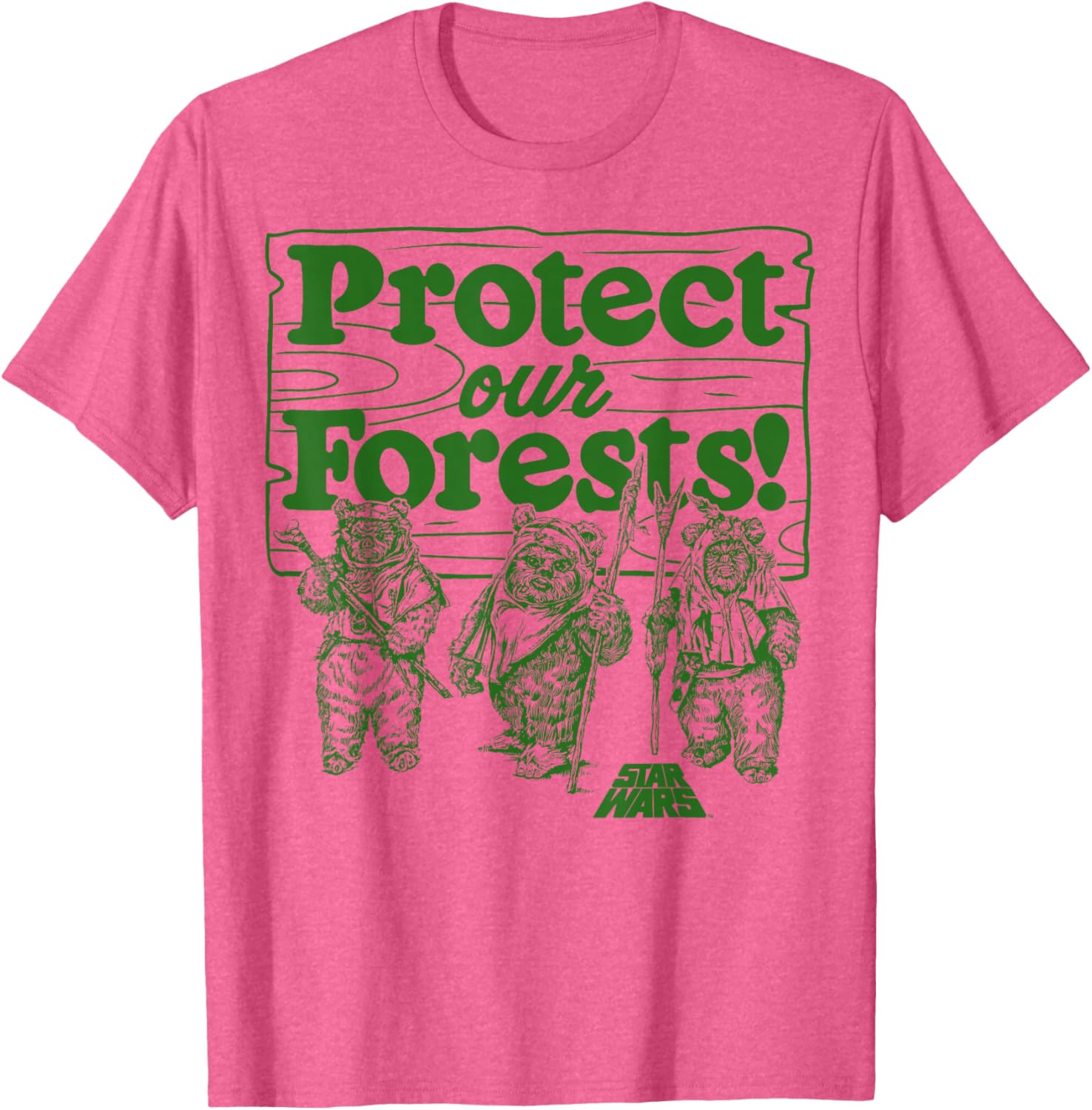 Star Wars Ewoks Protect Our Forests T-Shirt for Disney Fans - 6