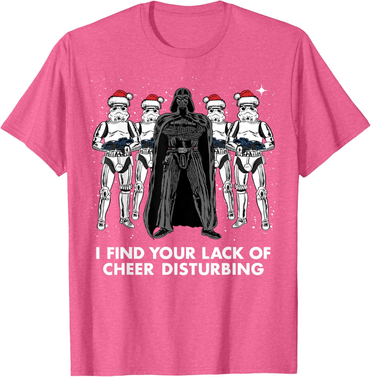 Star Wars Vader Trooper Christmas Cheer Graphic T-Shirt for Fans - 9