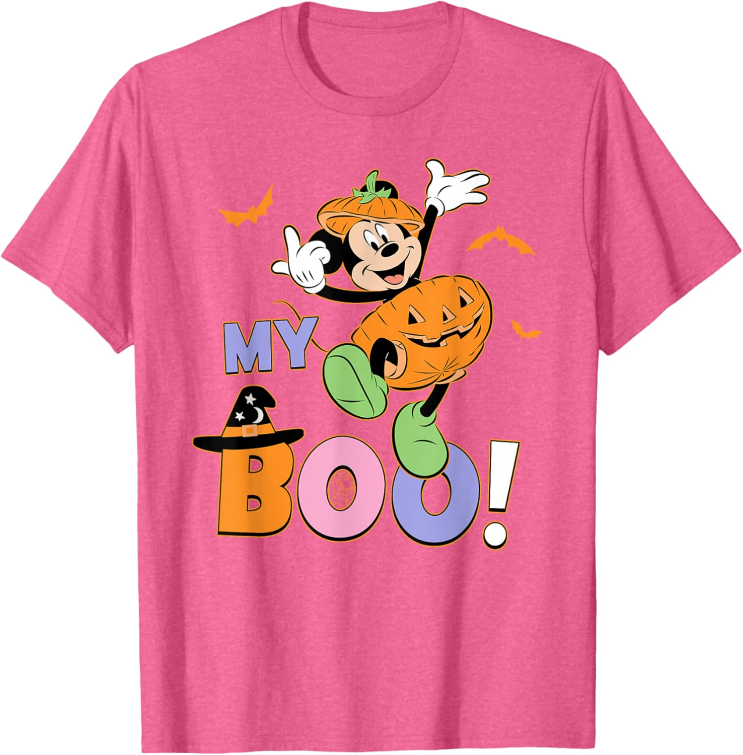 Disney Mickey Mouse My Boo Couples Halloween T-Shirt for Fun Halloween Style - 28
