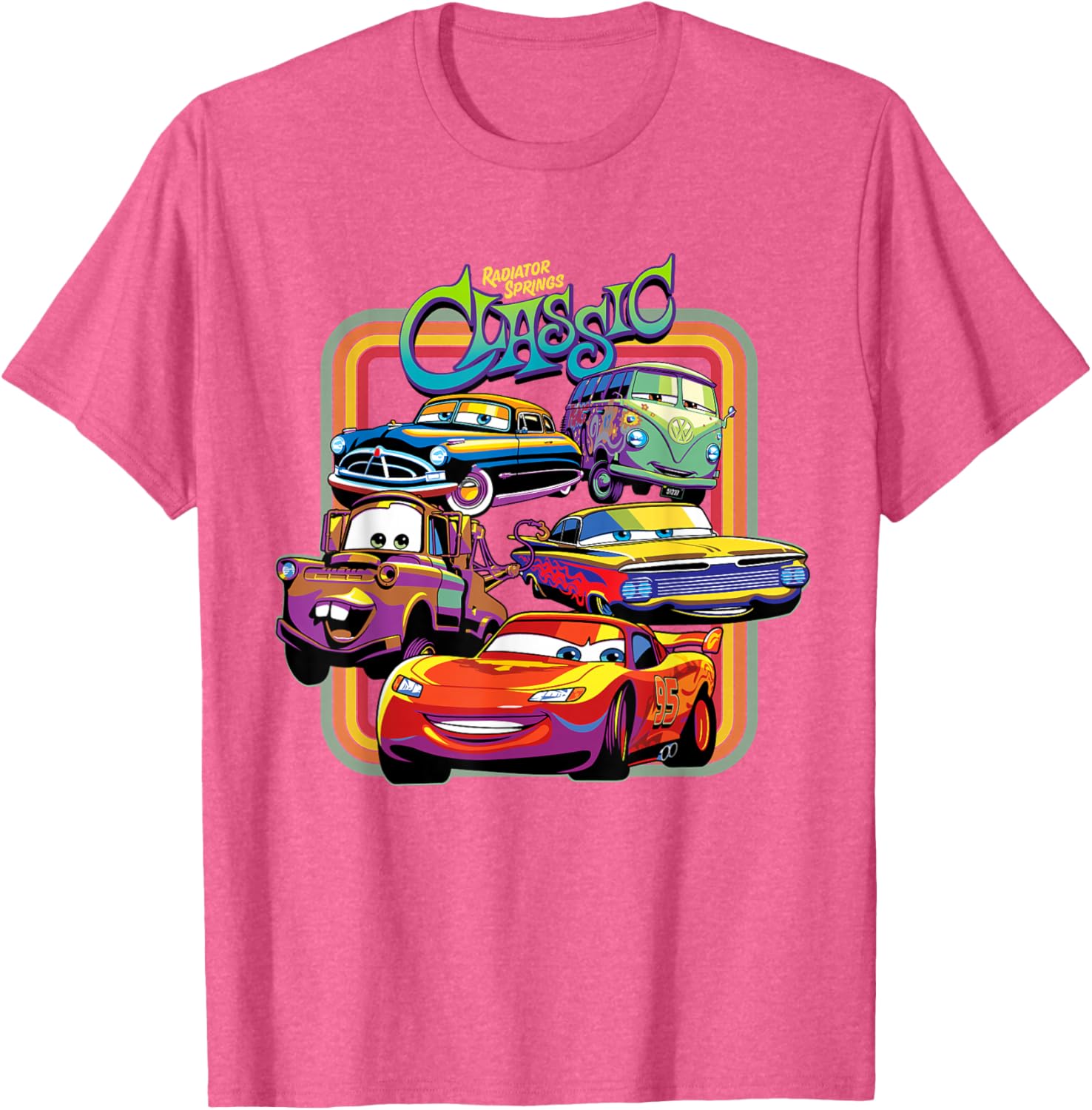 Disney PIXAR Cars Radiator Springs Classic T-Shirt for Kids and Adults - 11