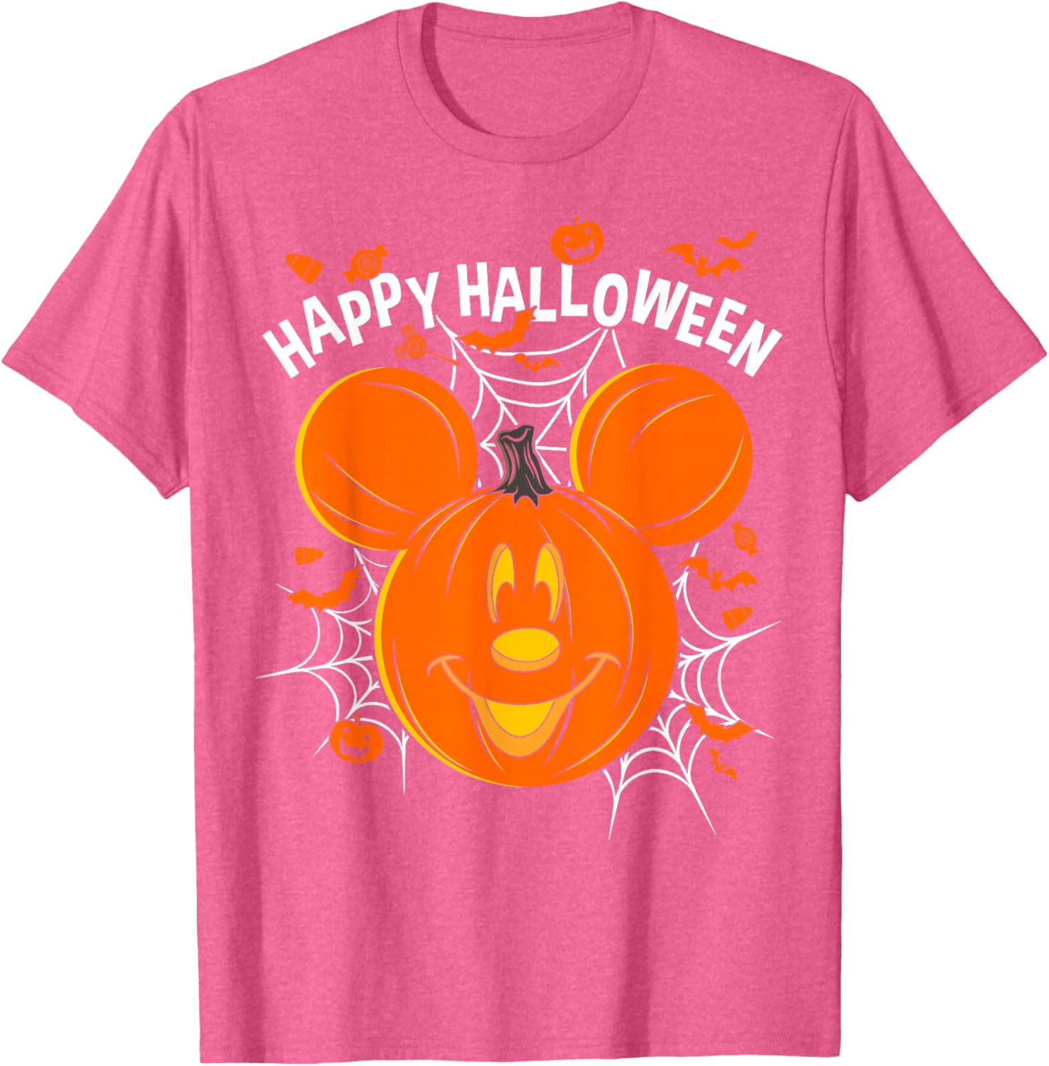 Disney Mickey Pumpkin Halloween T-Shirt for Kids and Adults Fun Style - 7