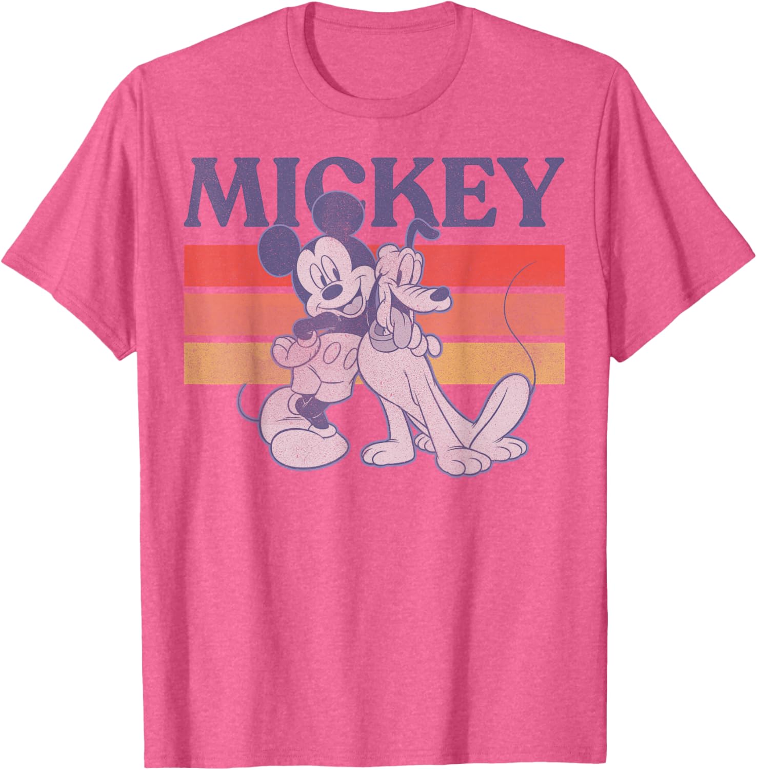 Disney Mickey and Friends Retro Line T-Shirt Featuring Mickey and Pluto - 9