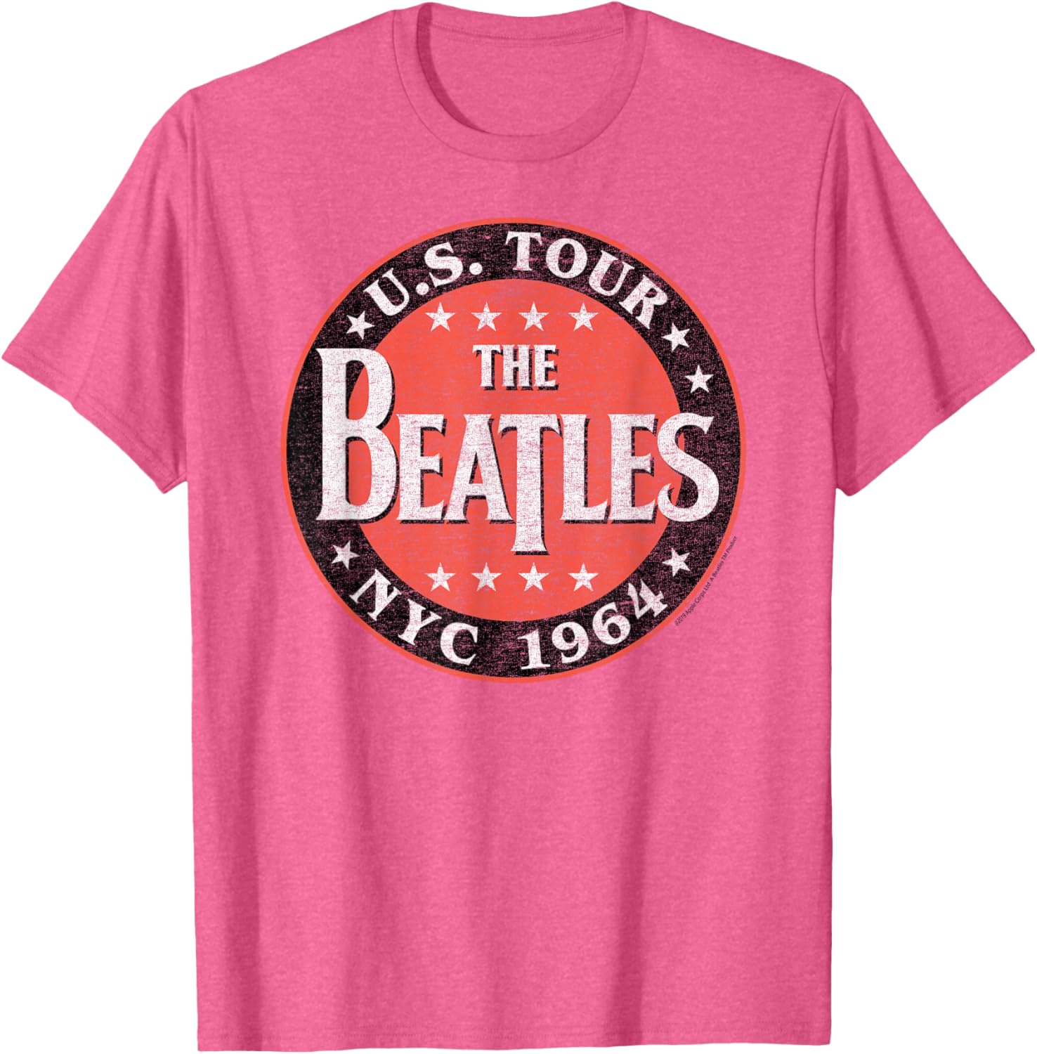Beatles NYC 1964 Short Sleeve T-Shirt for Fans of Classic Rock Fashion - 6