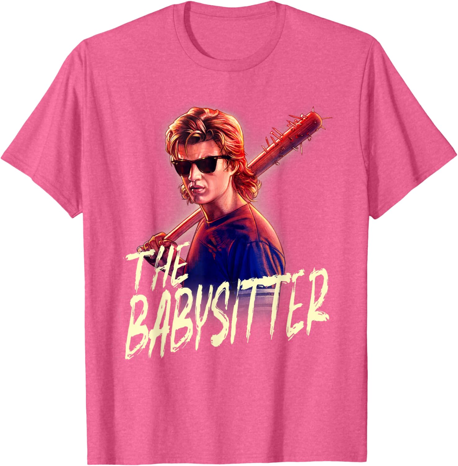 Stranger Things Steve The Babysitter Portrait T-Shirt for Fans - 8