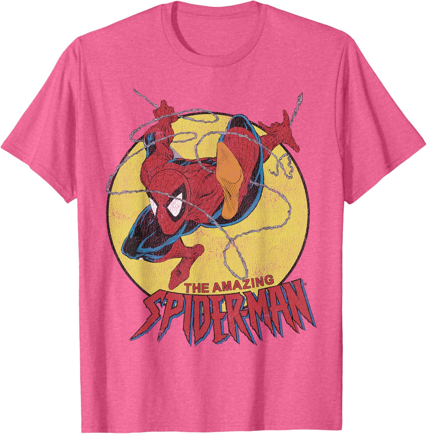 Vintage Spider-Man Jump Logo T-Shirt for Marvel Fans - Stylish Apparel - 1