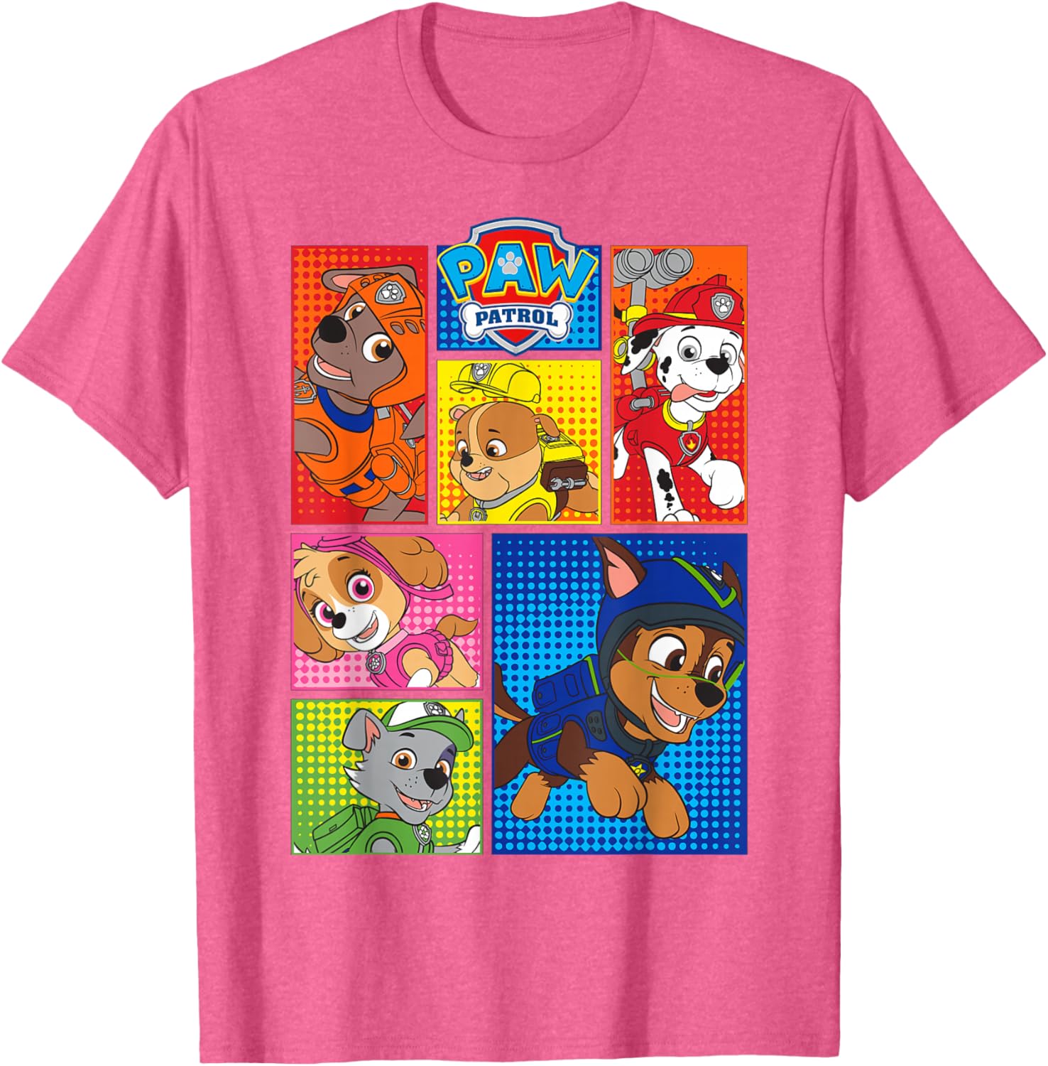 Adorable Paw Patrol Pup Shapes T-Shirt for Kids - Fun and Stylish Apparel - 5