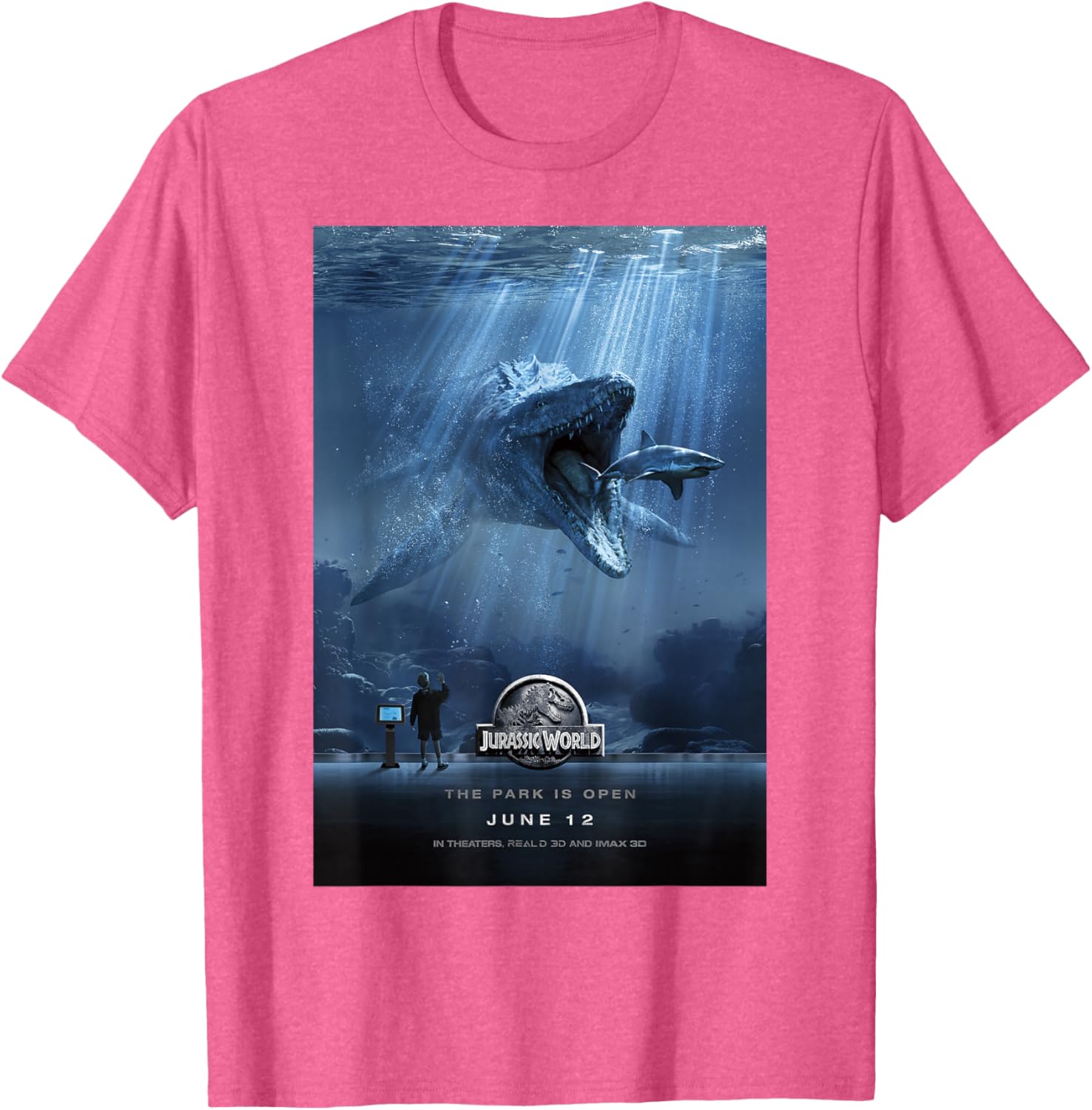 Jurassic World Mosasaurus Graphic T-Shirt for Movie Fans and Collectors - 5
