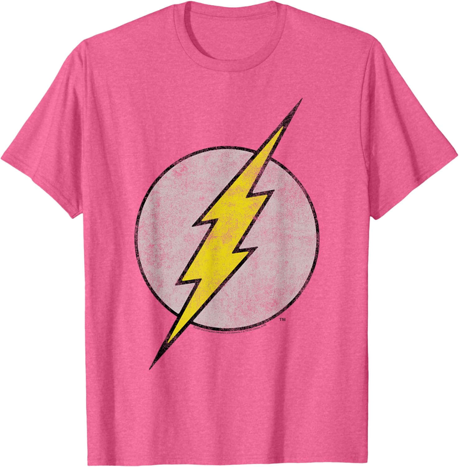 DC Comics Flash Old Logo T-Shirt for Fans - Stylish & Comfortable Apparel - 4