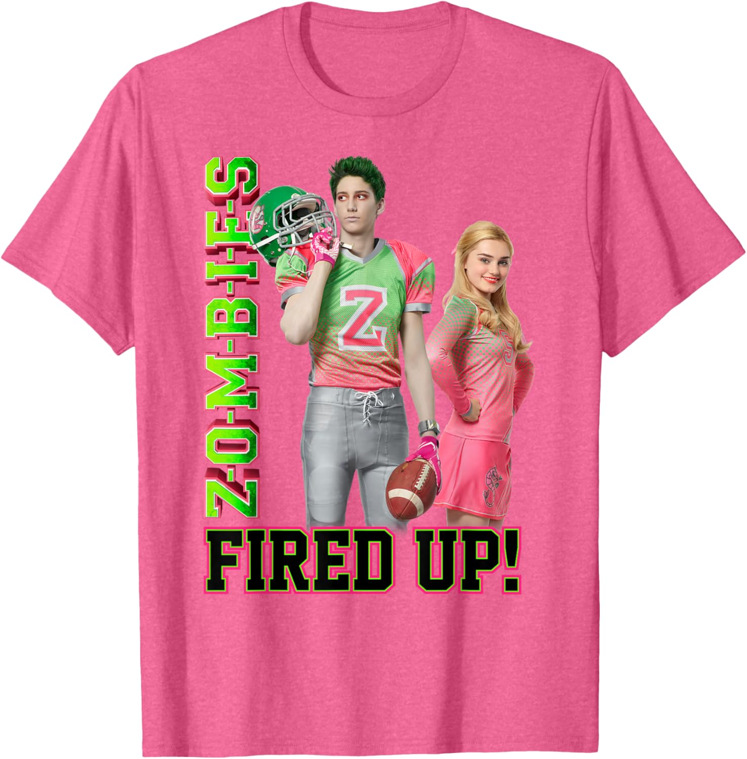 Disney Zombies Fired Up T-Shirt for Kids Cool Graphic Tee - 4