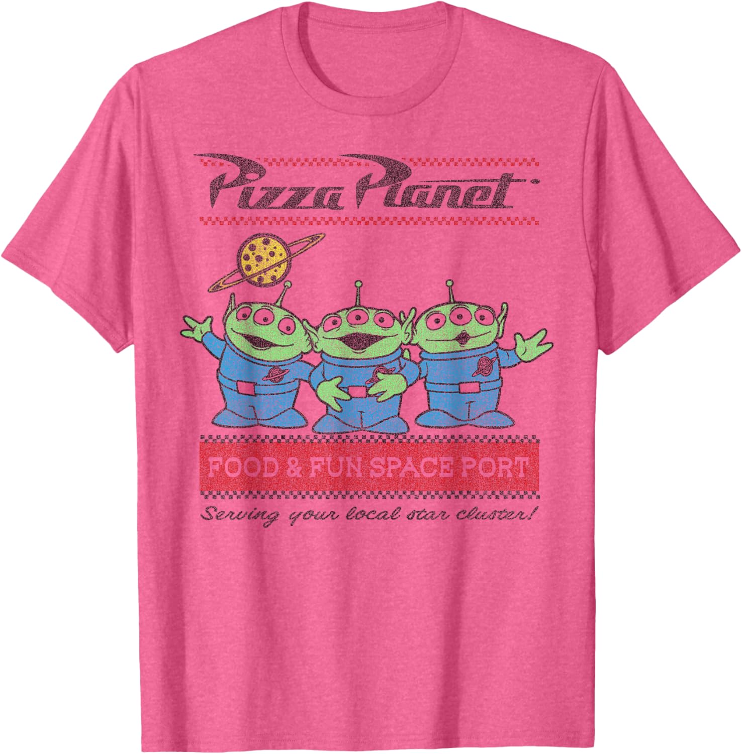 Disney Pixar Toy Story Pizza Planet Aliens T-Shirt for Kids and Adults - 1