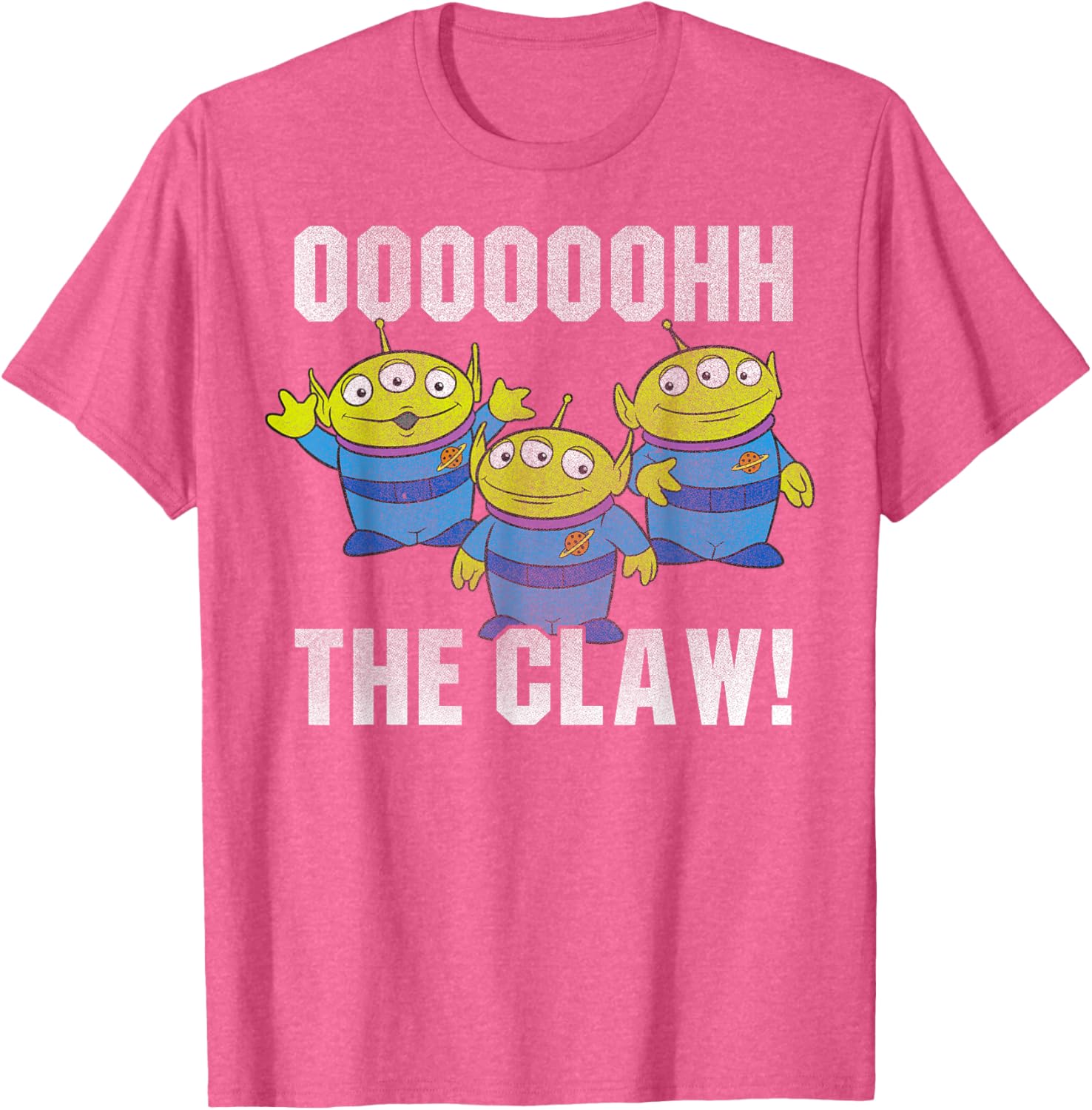 Disney Pixar Toy Story Alien Oooooh The Claw Distressed T-Shirt for Fans - 12