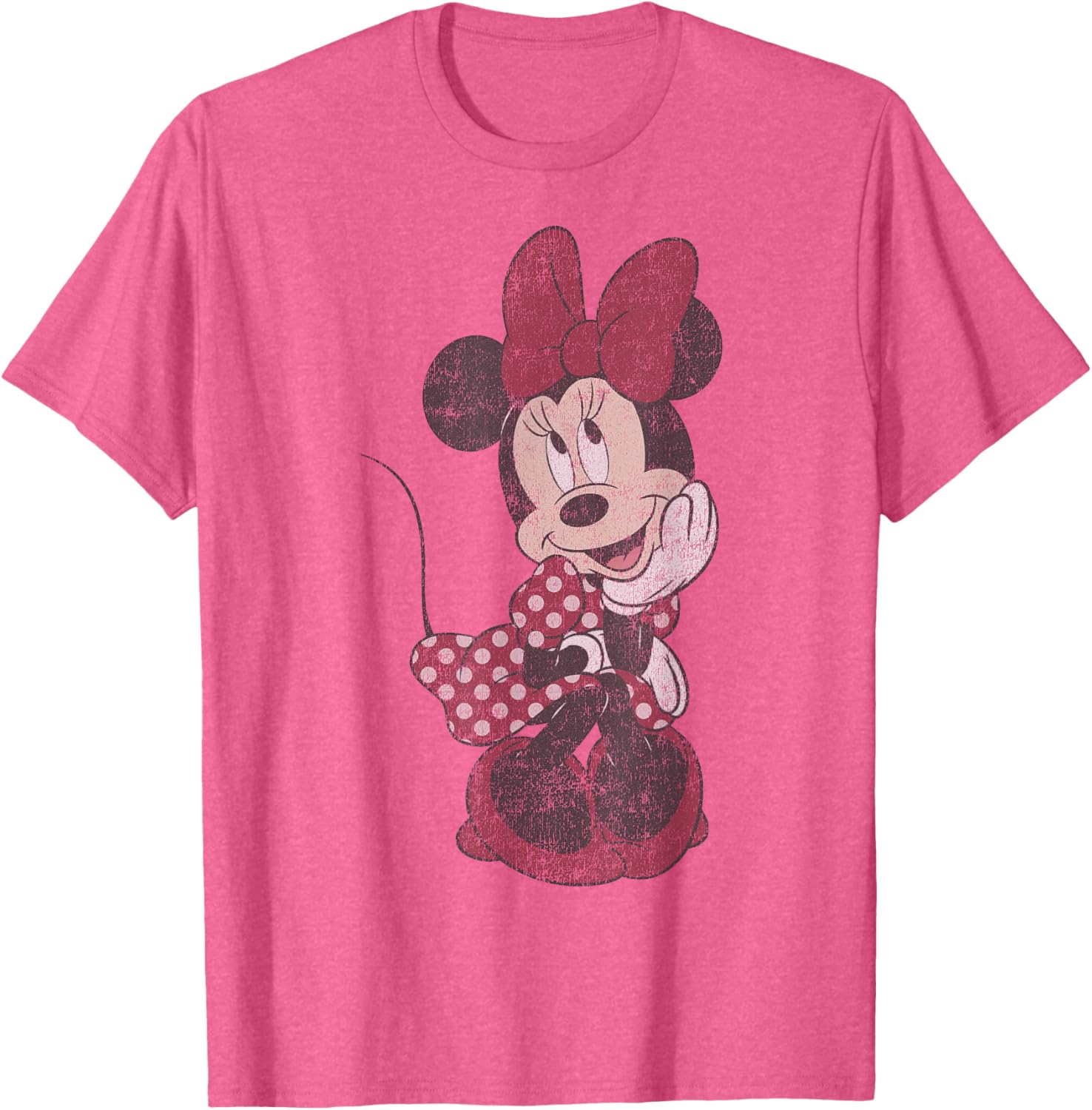 Minnie Mouse Vintage Shy T-Shirt for Disney Fans - Cute Mickey Design - 1