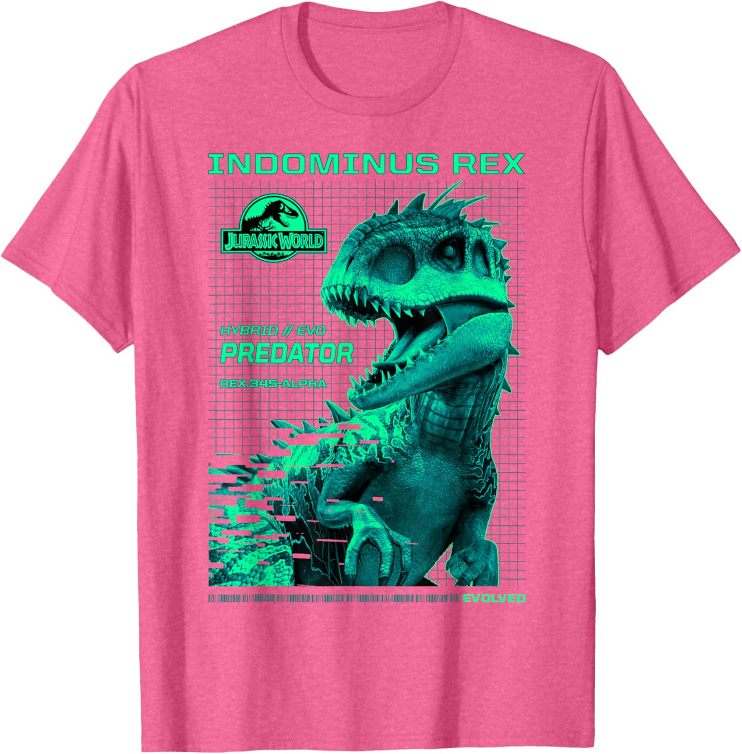 Jurassic World Indominus Rex T-Shirt for Dinosaur Lovers and Fans - 1