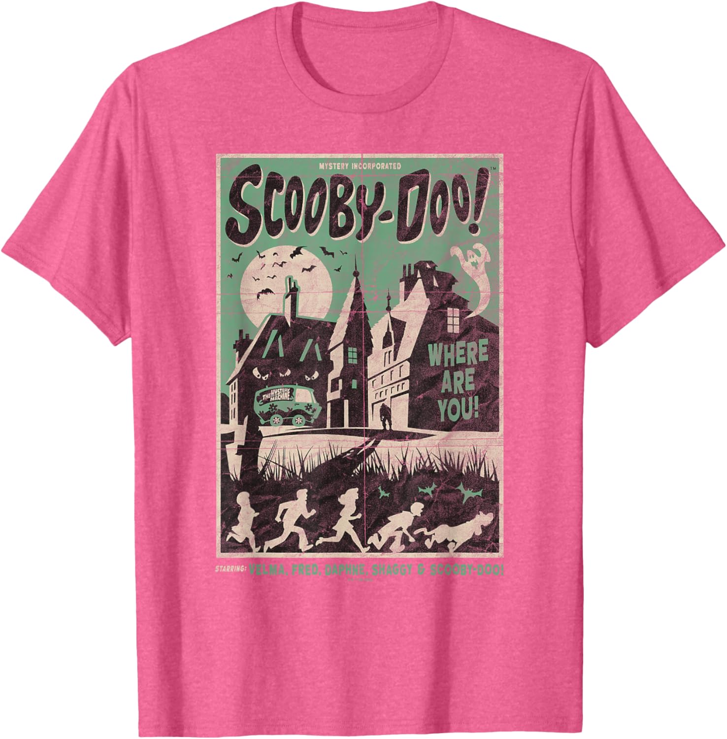 Scooby-Doo Mystery Incorporated Scary House Movie Poster T-Shirt - 5