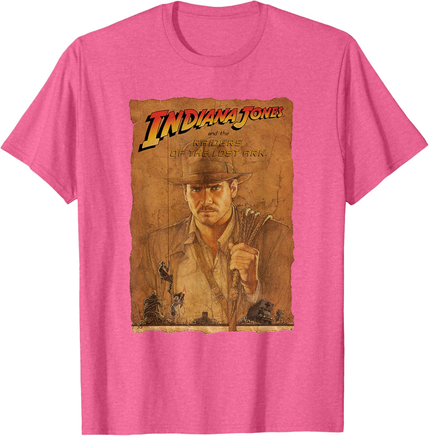 Indiana Jones Raiders of the Lost Ark Poster Art T-Shirt for Fans - 12