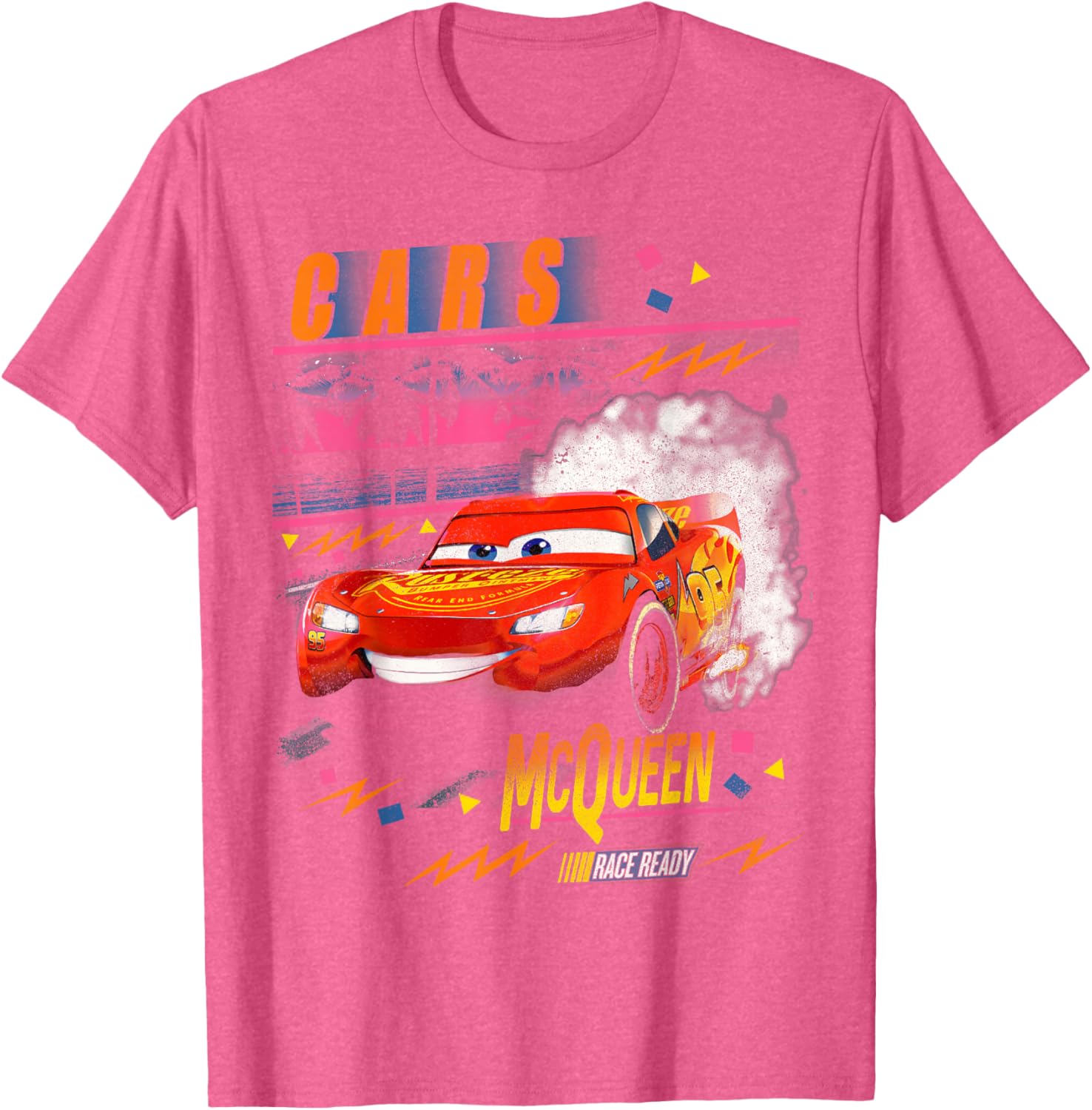Disney Pixar Cars Lightning McQueen Sunset Palm Tree T-Shirt for Kids - 5
