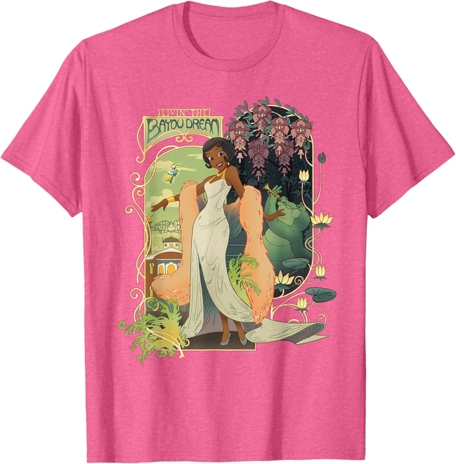 Disney Princess Tiana Livin' the Bayou Dream T-Shirt for Kids and Adults - 10